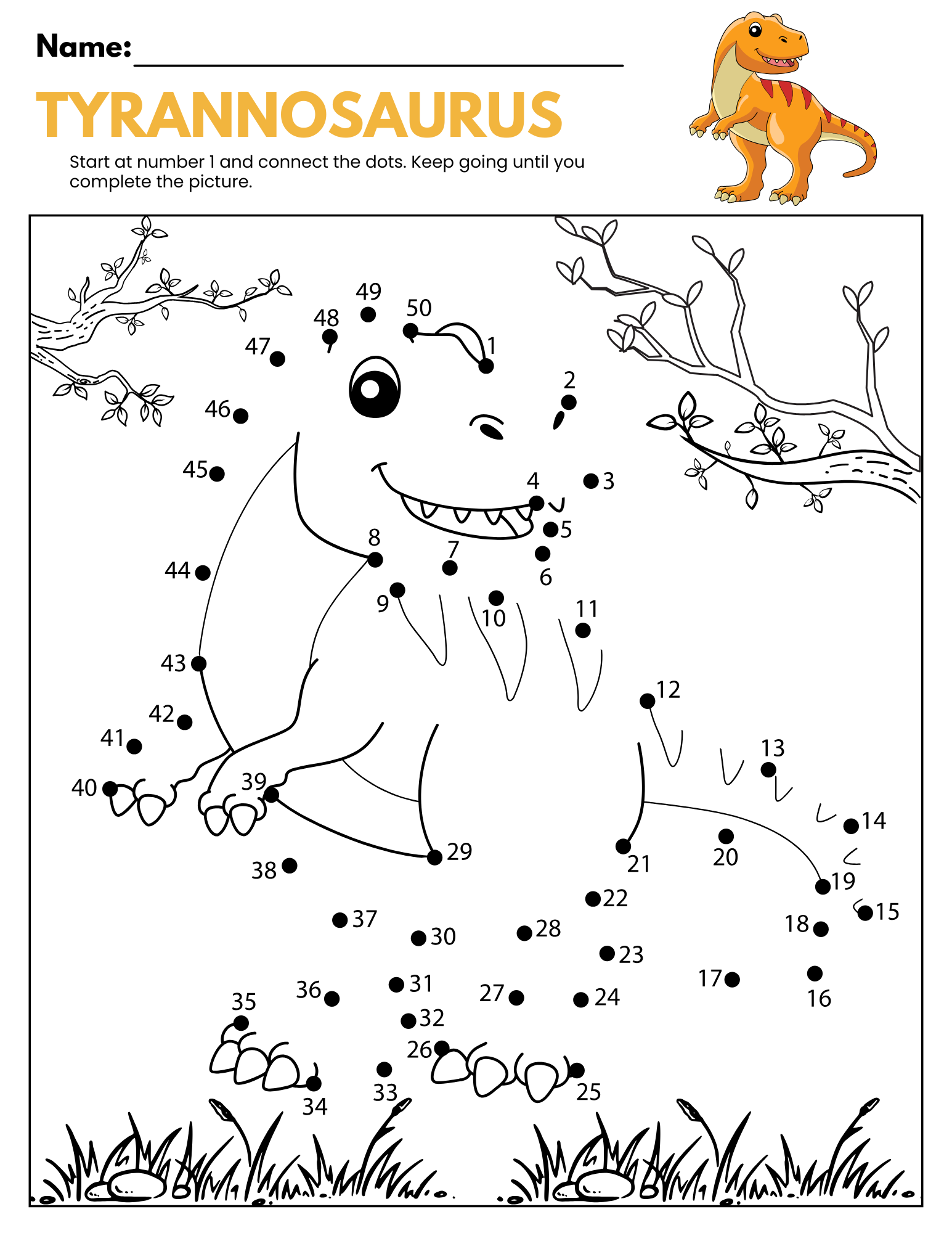 connect the dot printable
