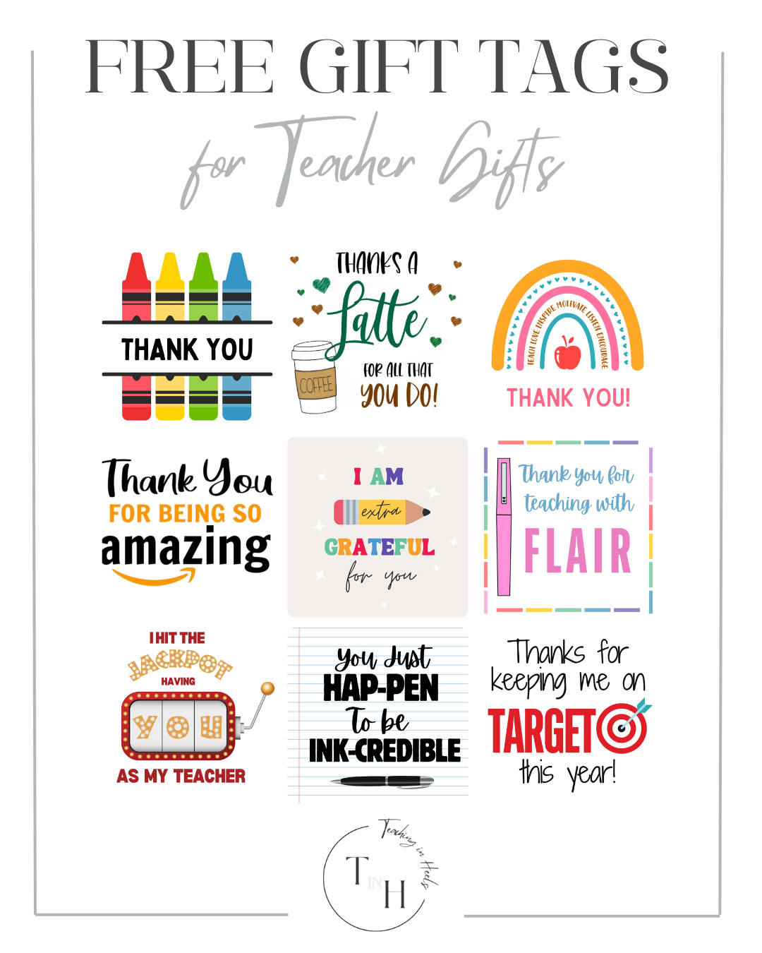 teacher appreciation free printables teacher appreciation free printables