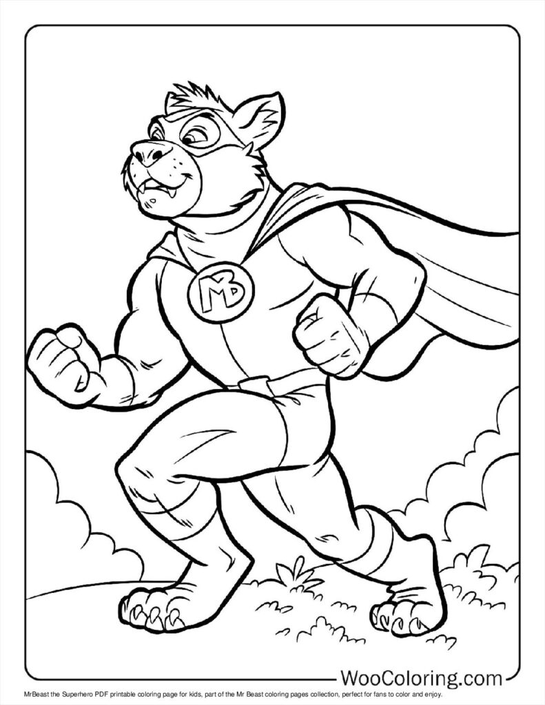 100 Mr Beast Coloring Pages Free PDF To Print Woo Coloring