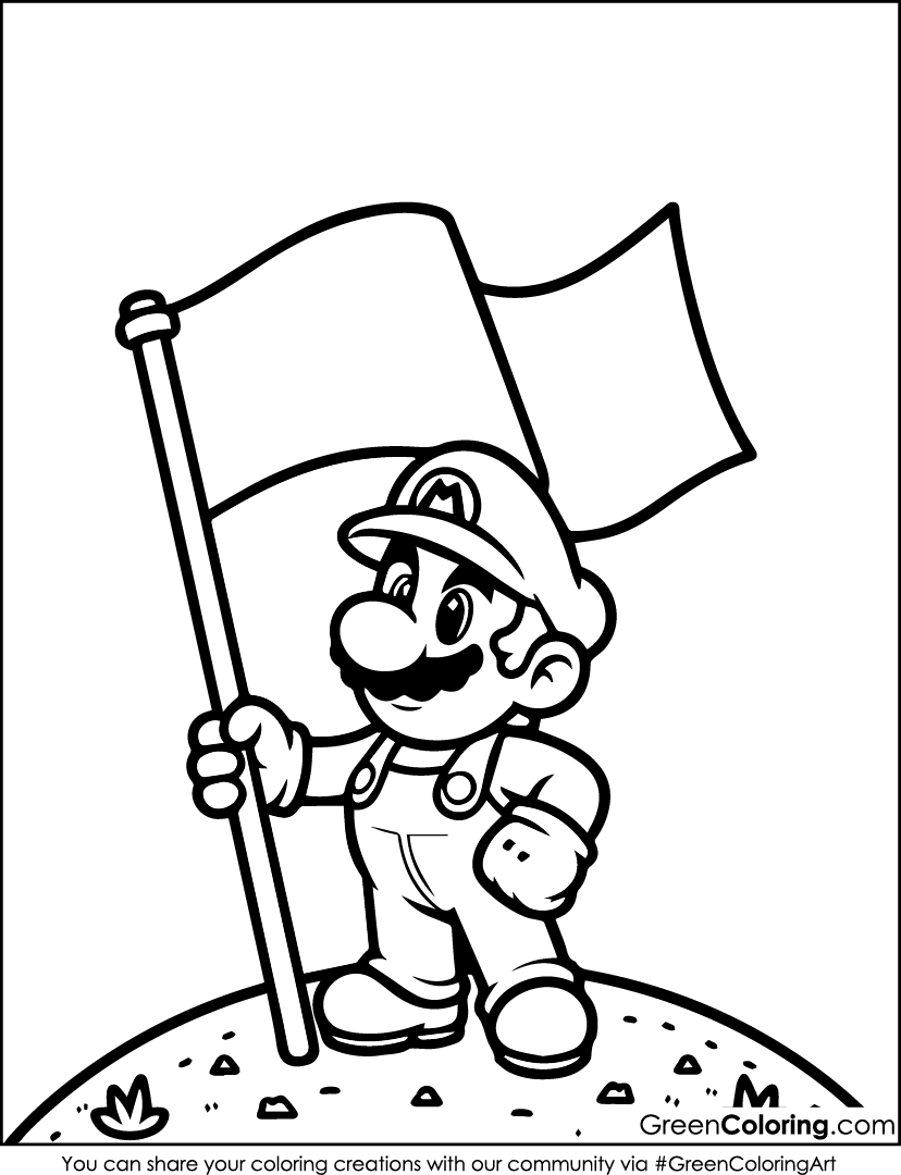 free printable mario coloring pages free printable mario coloring pages