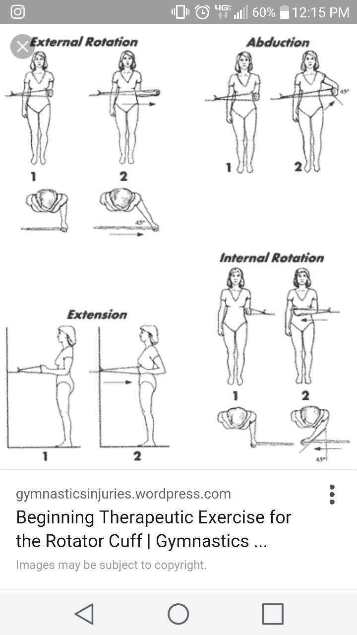 printable rotator cuff exercises pdf
