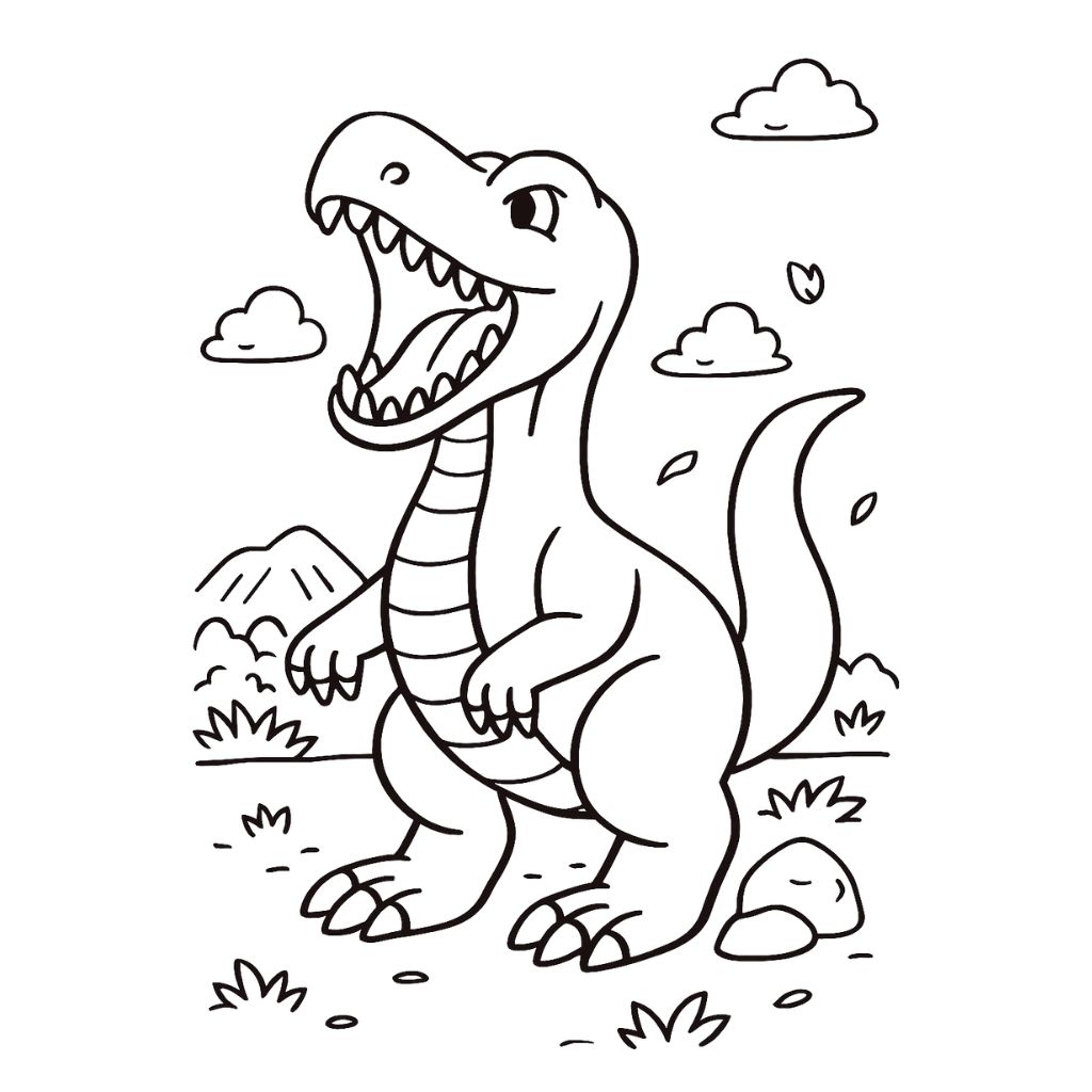 15 Dinosaur Coloring Pages Free Printables For Kids And Adults 15 Dinosaur Coloring Pages Free Printables For Kids And Adults