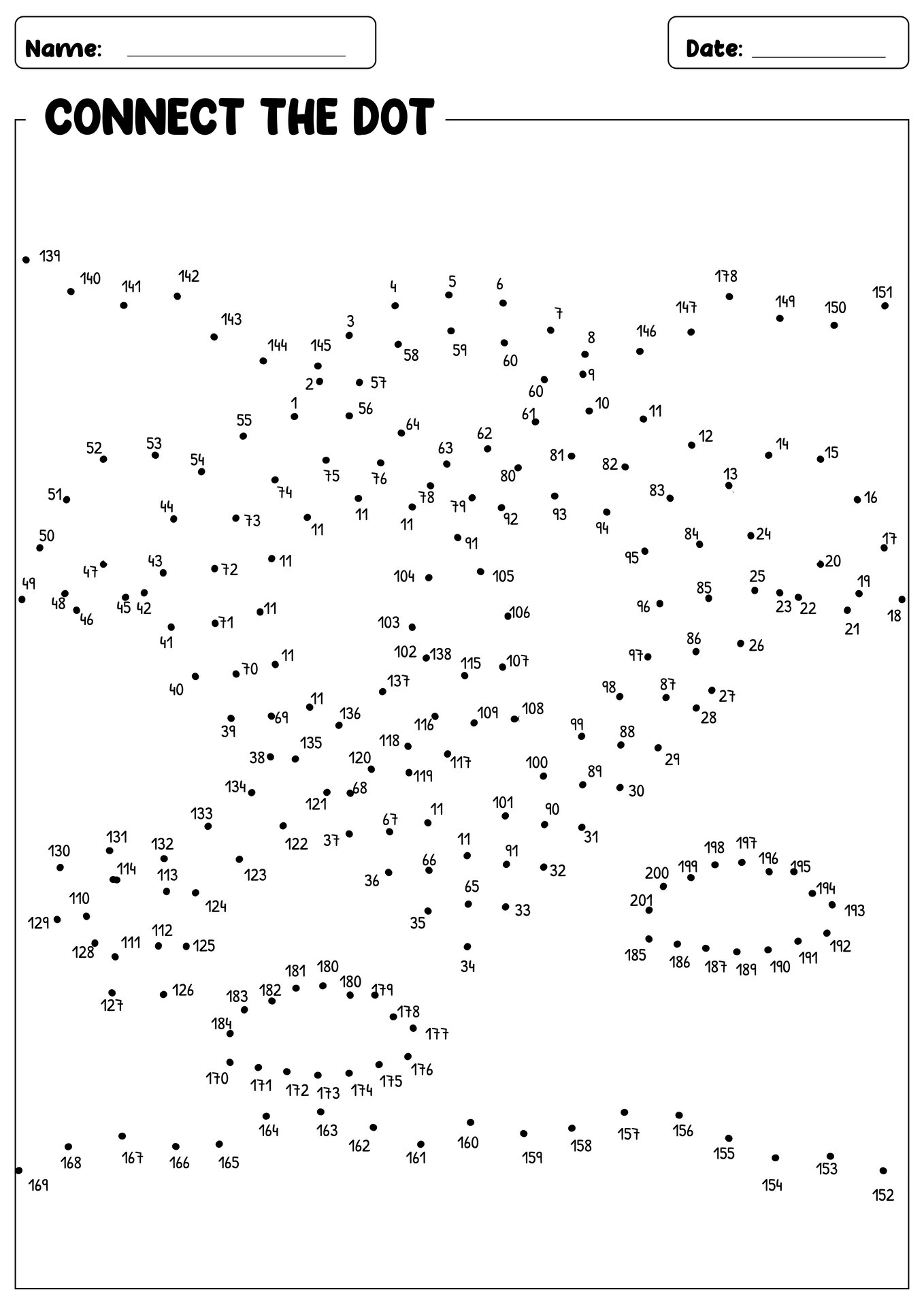 17 Advanced Dot To Dot Worksheets Free PDF At Worksheeto