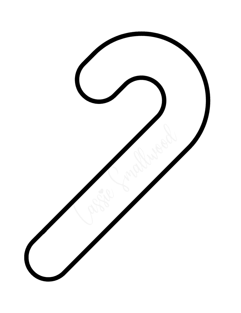 candy cane printable candy cane printable