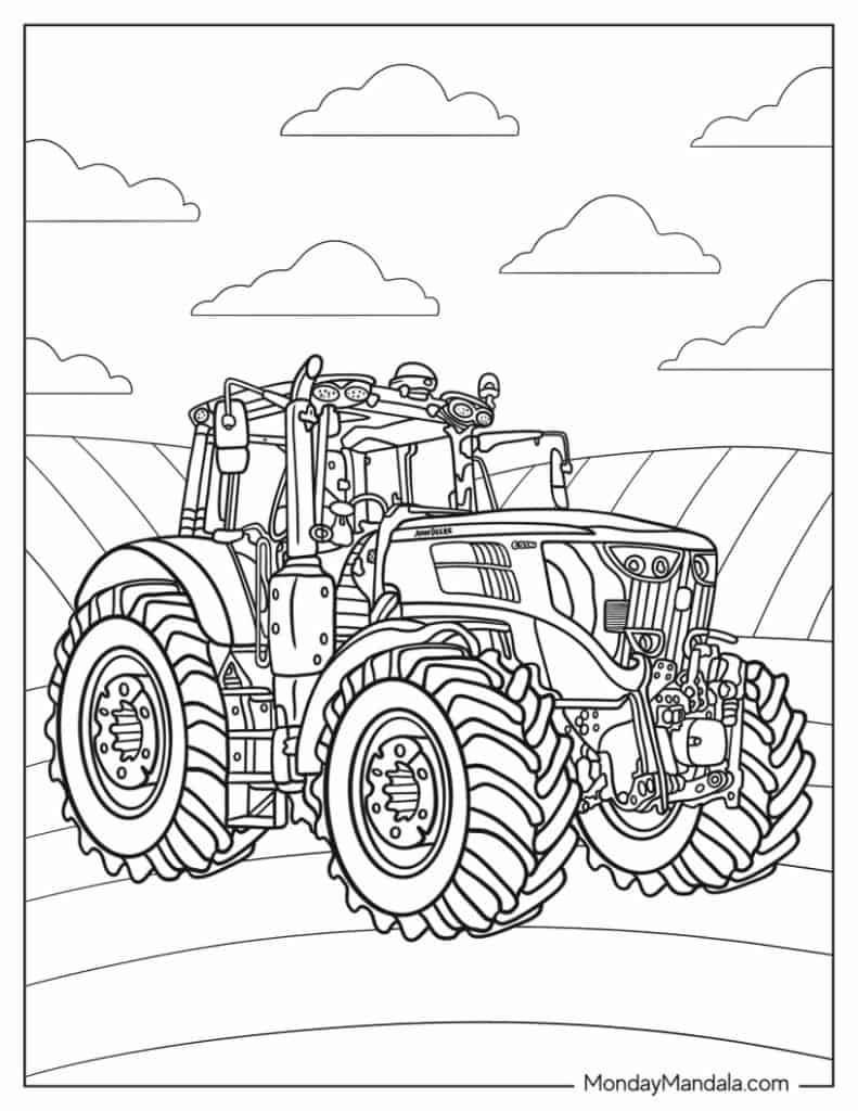 22 John Deere Coloring Pages Free PDF Printables 