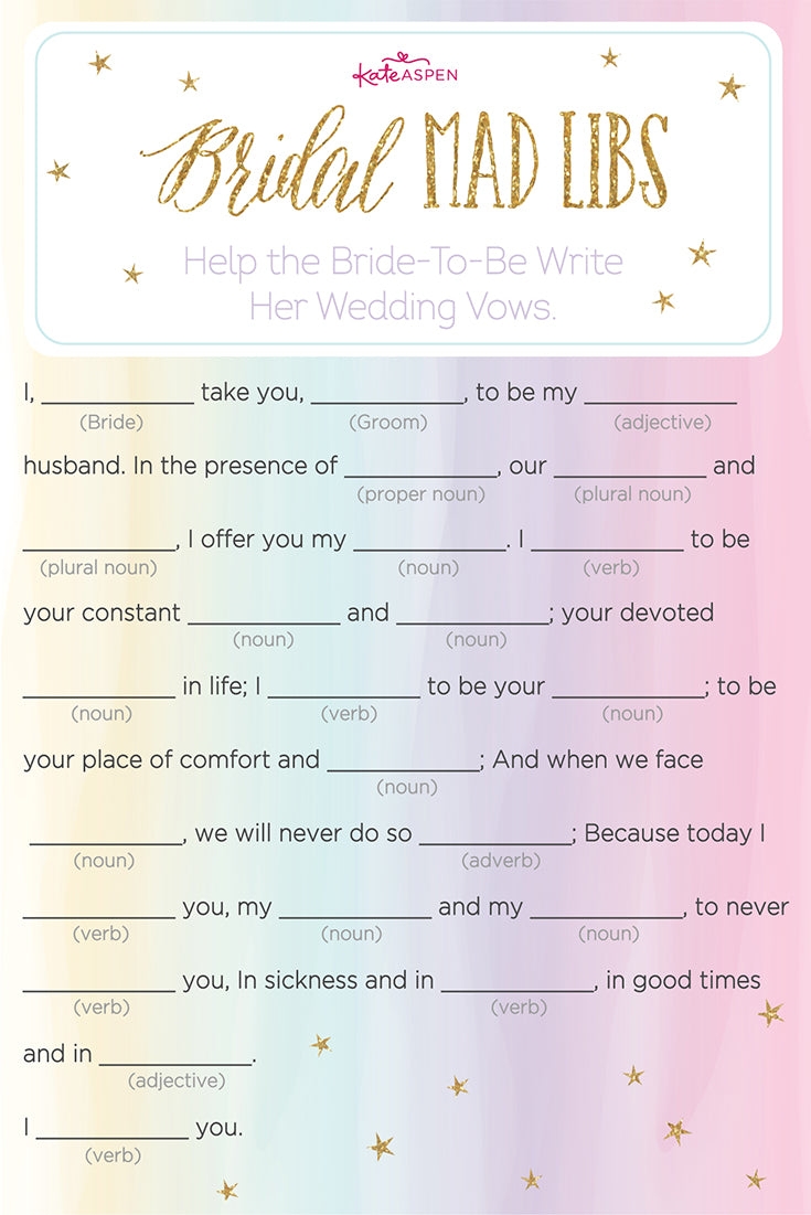 3 Magical Bridal Shower Games Printables Kate Aspen 3 Magical Bridal Shower Games Printables Kate Aspen