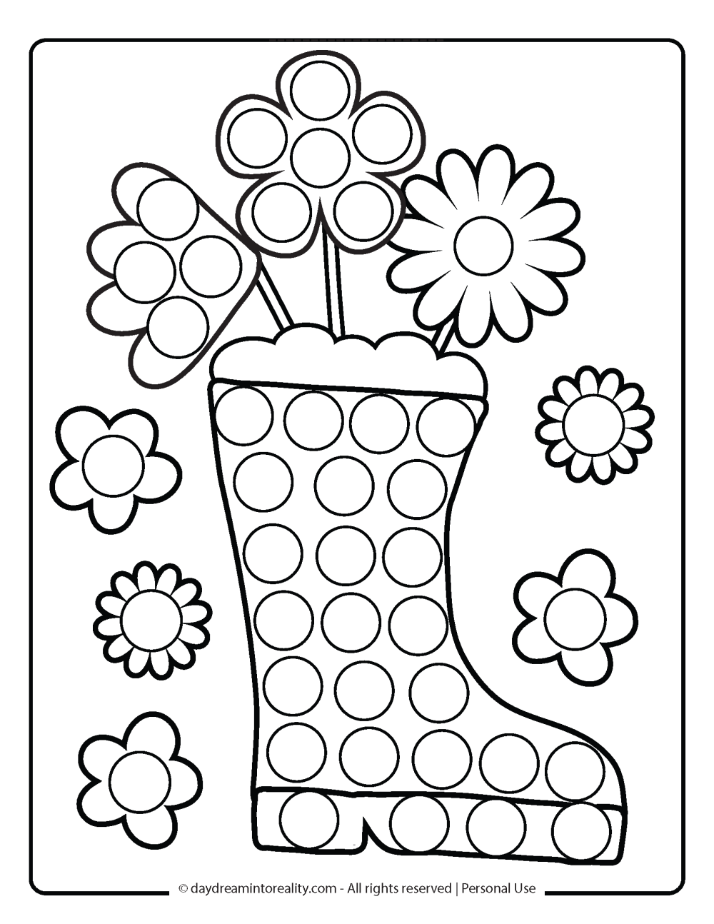 35 Spring Dot Marker Pages Free PDF Printables Daydream Into Reality