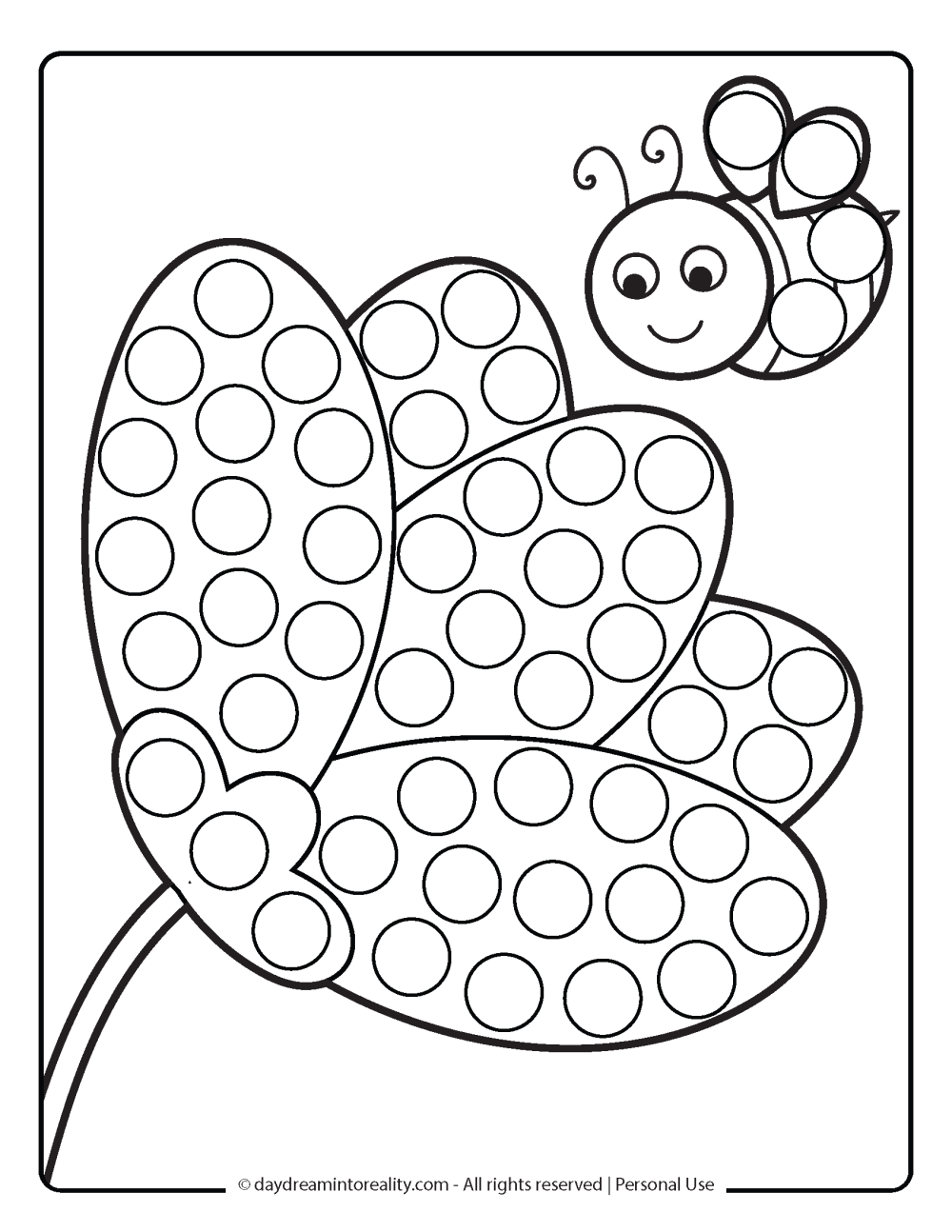 35 Spring Dot Marker Pages Free PDF Printables Daydream Into Reality