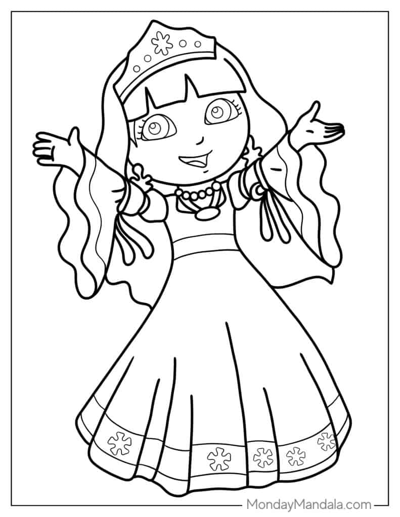 36 Dora The Explorer Coloring Pages Free PDF Printables 36 Dora The Explorer Coloring Pages Free PDF Printables