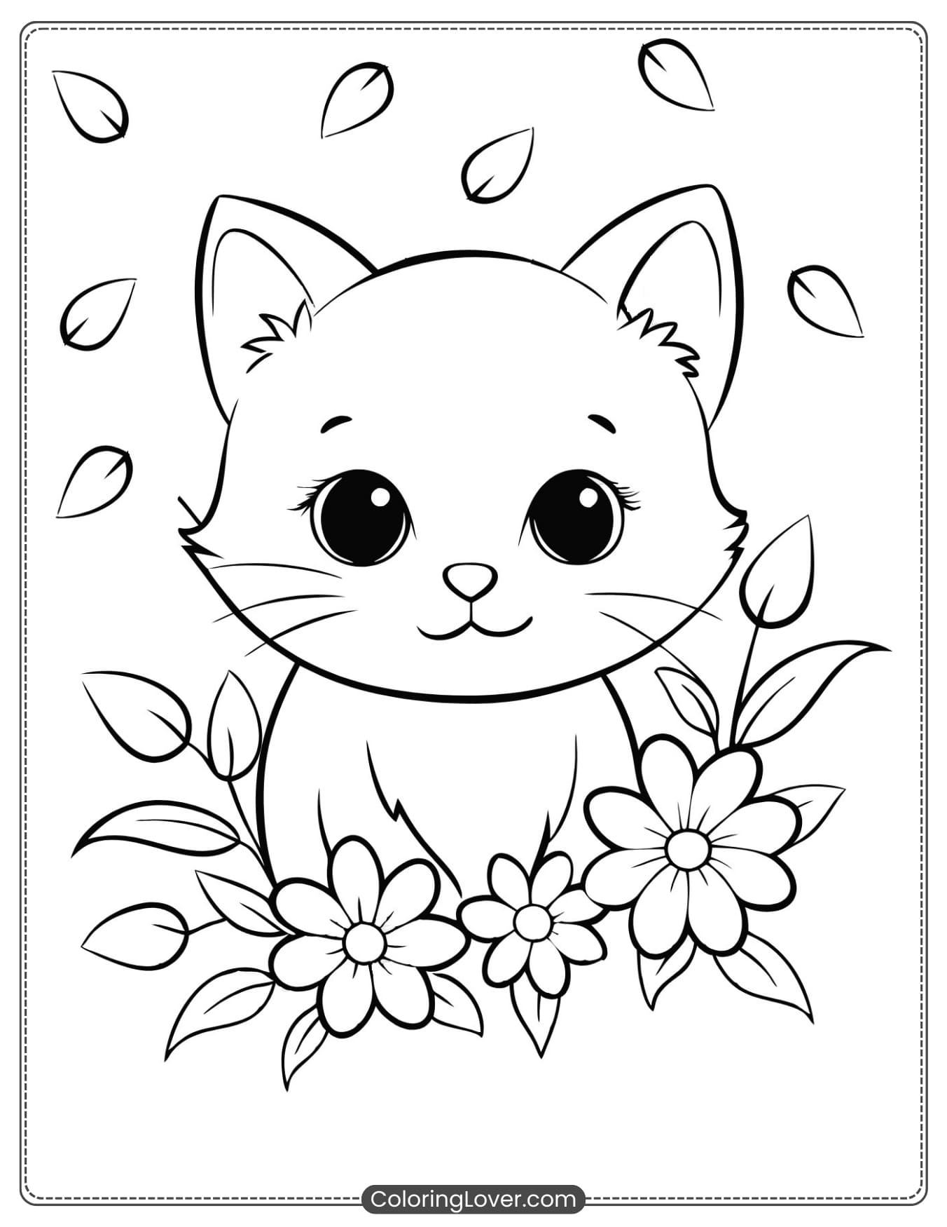 37 Kitten Coloring Pages Free Printables For All Ages