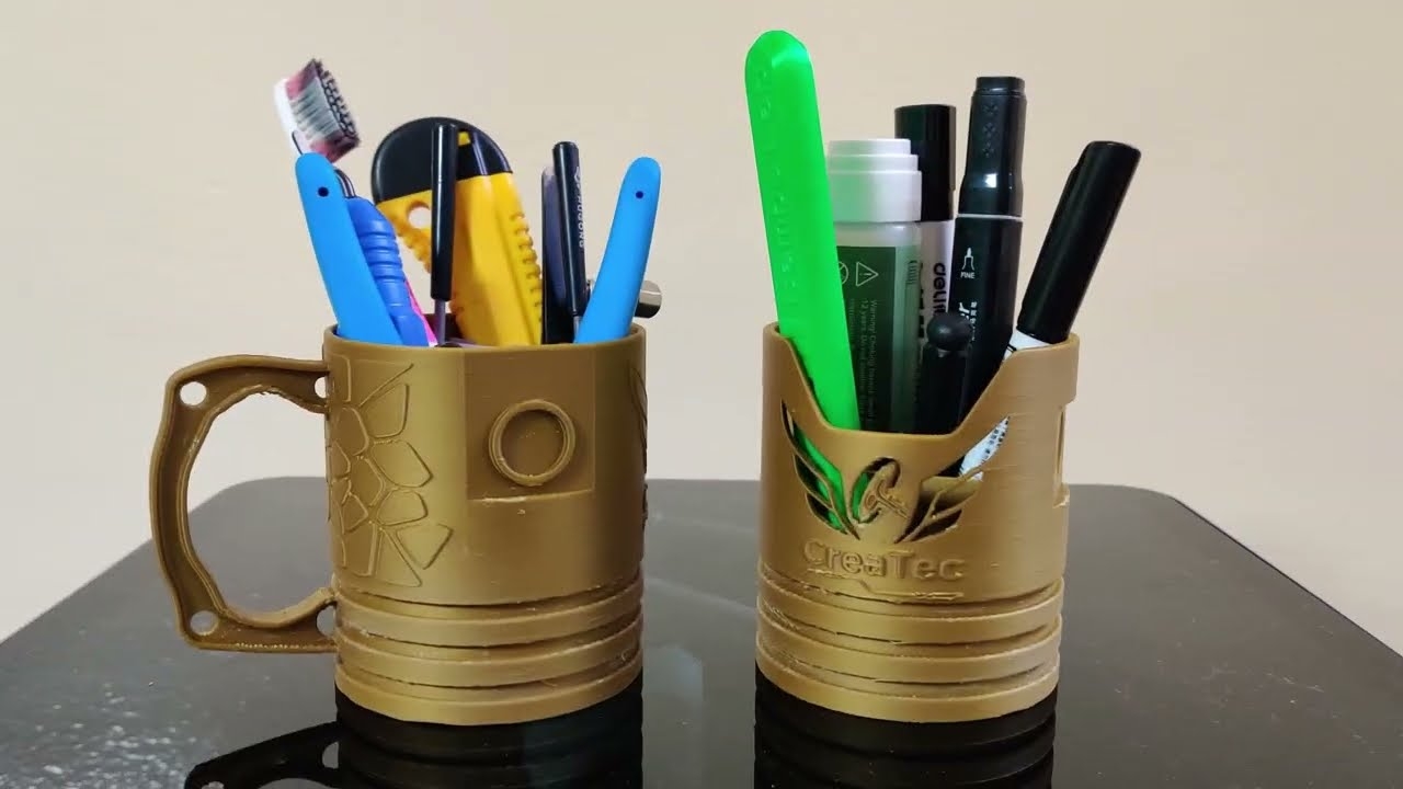 3d printable pen holder 3d printable pen holder