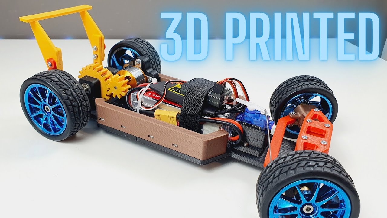 3D Printed RC Car Using Brushless Motor YouTube 3D Printed RC Car Using Brushless Motor YouTube