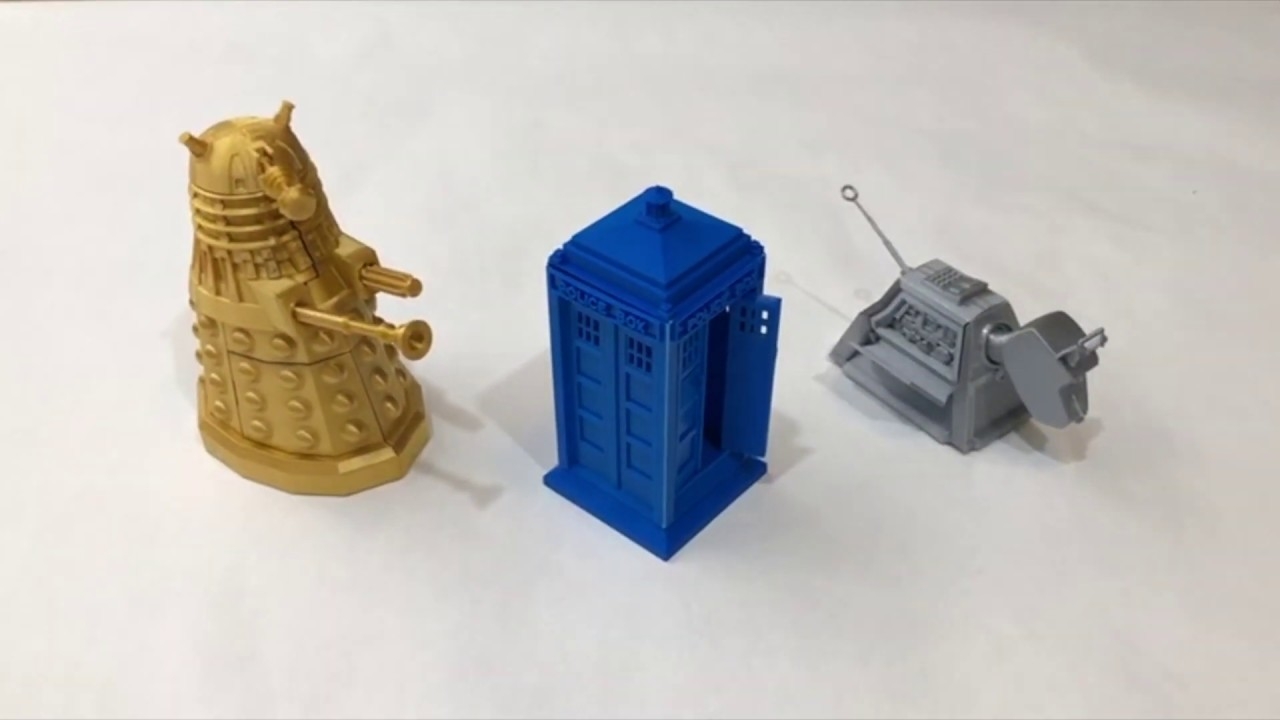 3D Printing Foldable Designs For Dr Who Compilation YouTube
