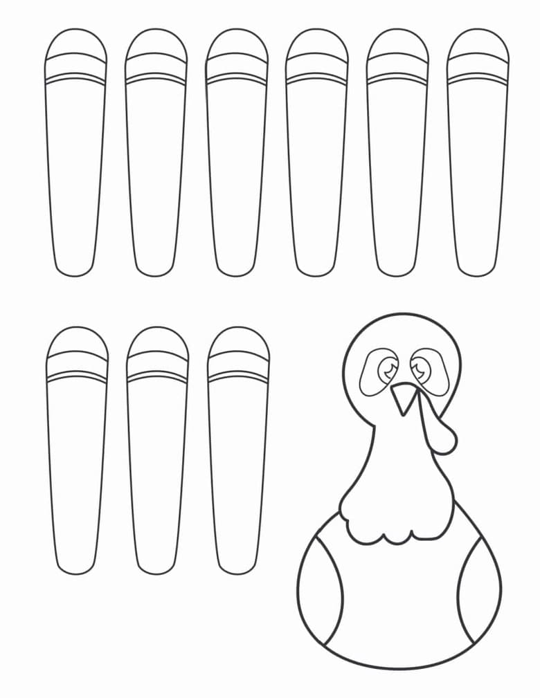 free printable turkey patterns