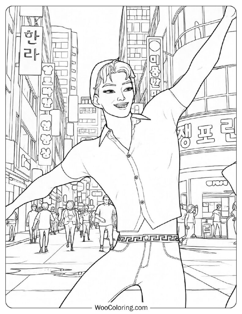 40 KPop Demon Hunters Coloring Pages Free PDF To Print Woo Coloring