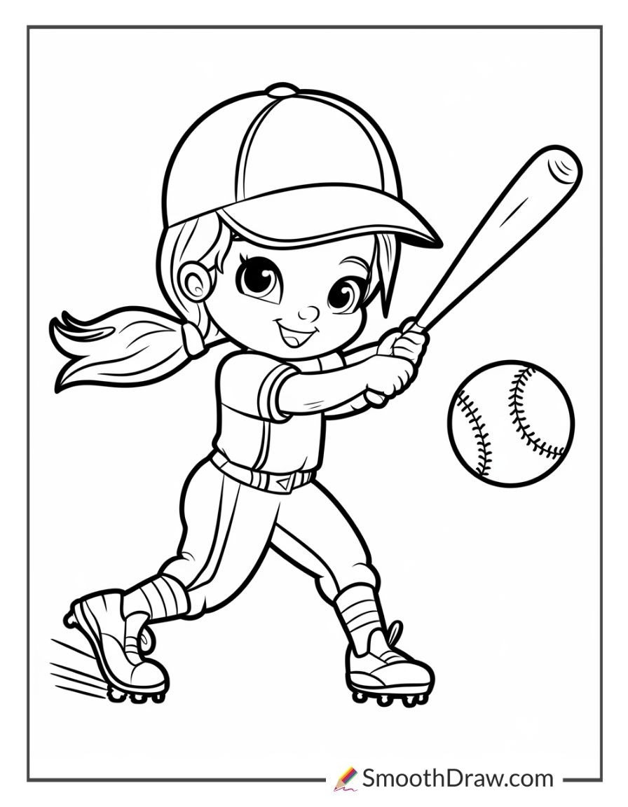 baseball coloring pages printable