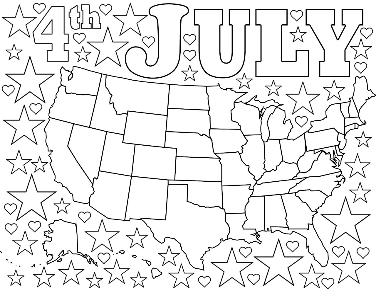 4th of july coloring printables 4th of july coloring printables