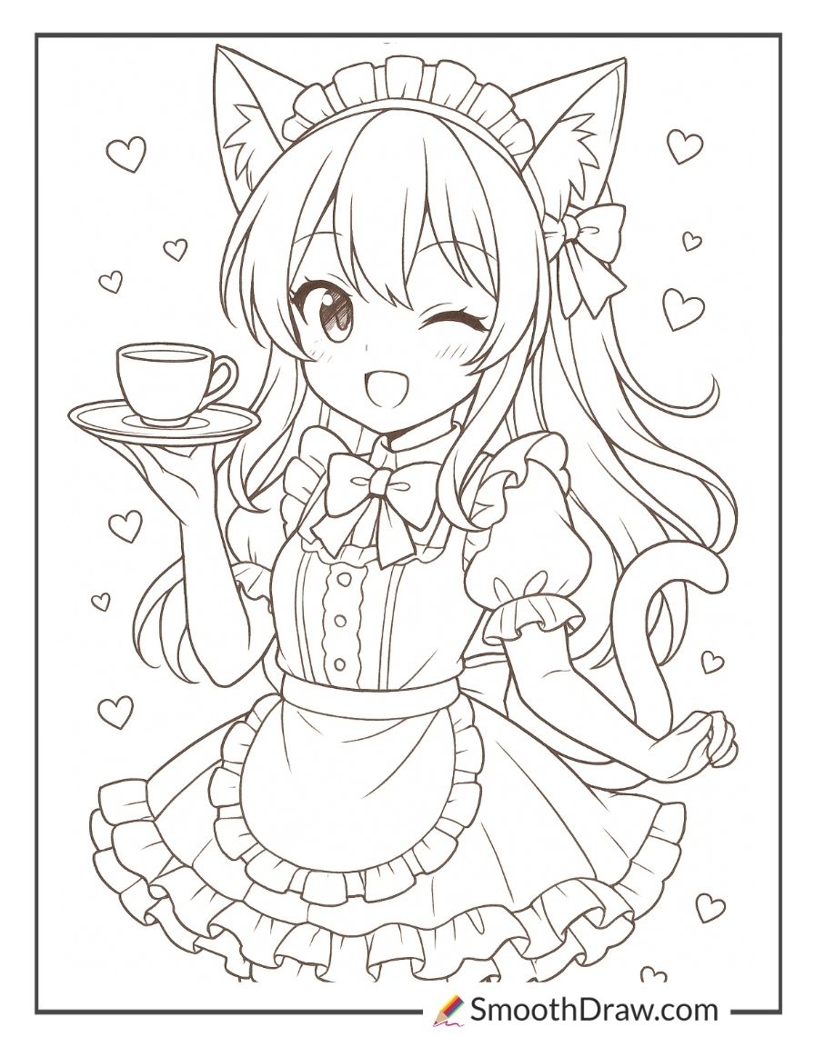 printable anime coloring pages