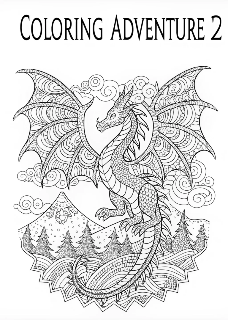 84 Dragon Coloring Pages 84 Dragon Coloring Pages