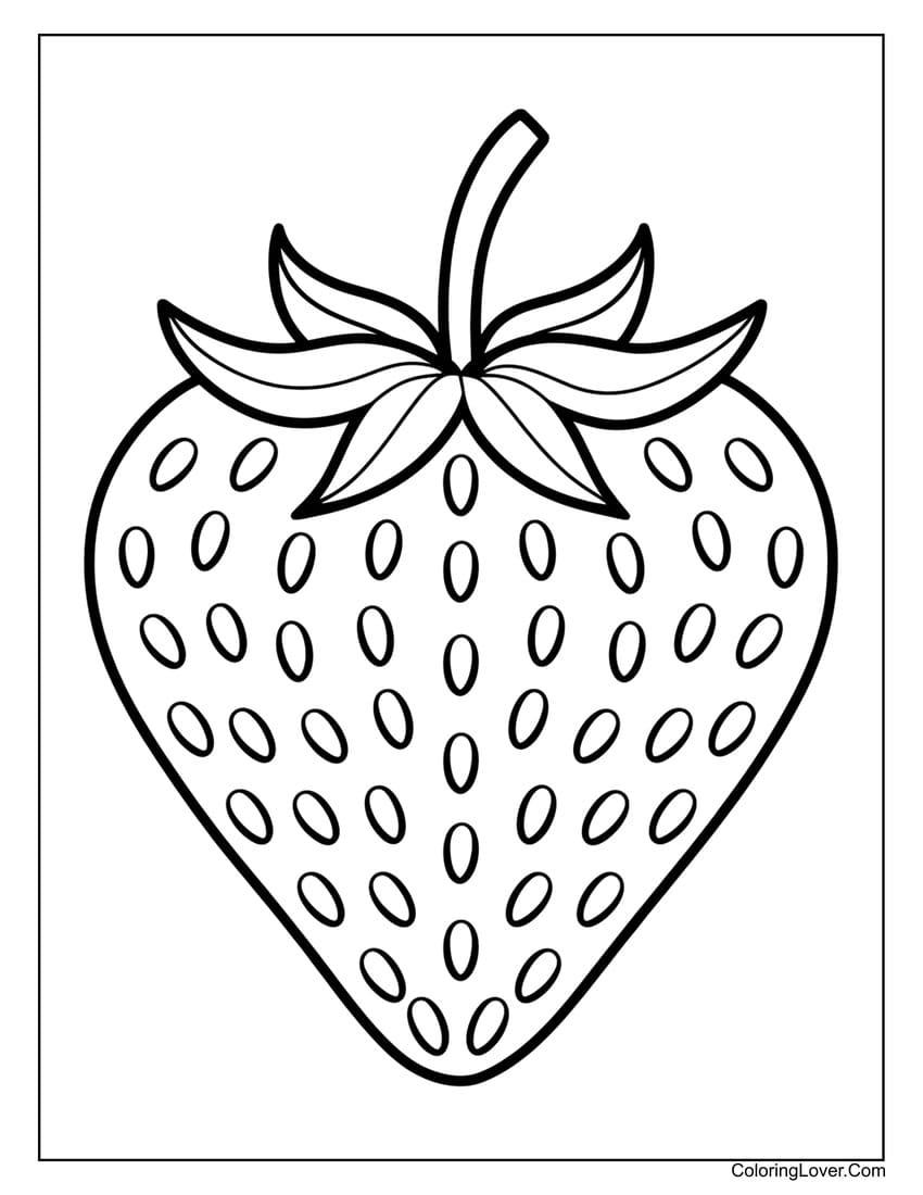 90 Easy Coloring Pages Simple Printables For All Ages 