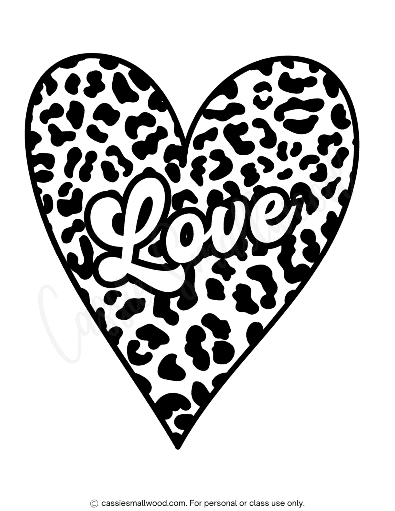 ADORABLE Heart Coloring Pages Cassie Smallwood ADORABLE Heart Coloring Pages Cassie Smallwood