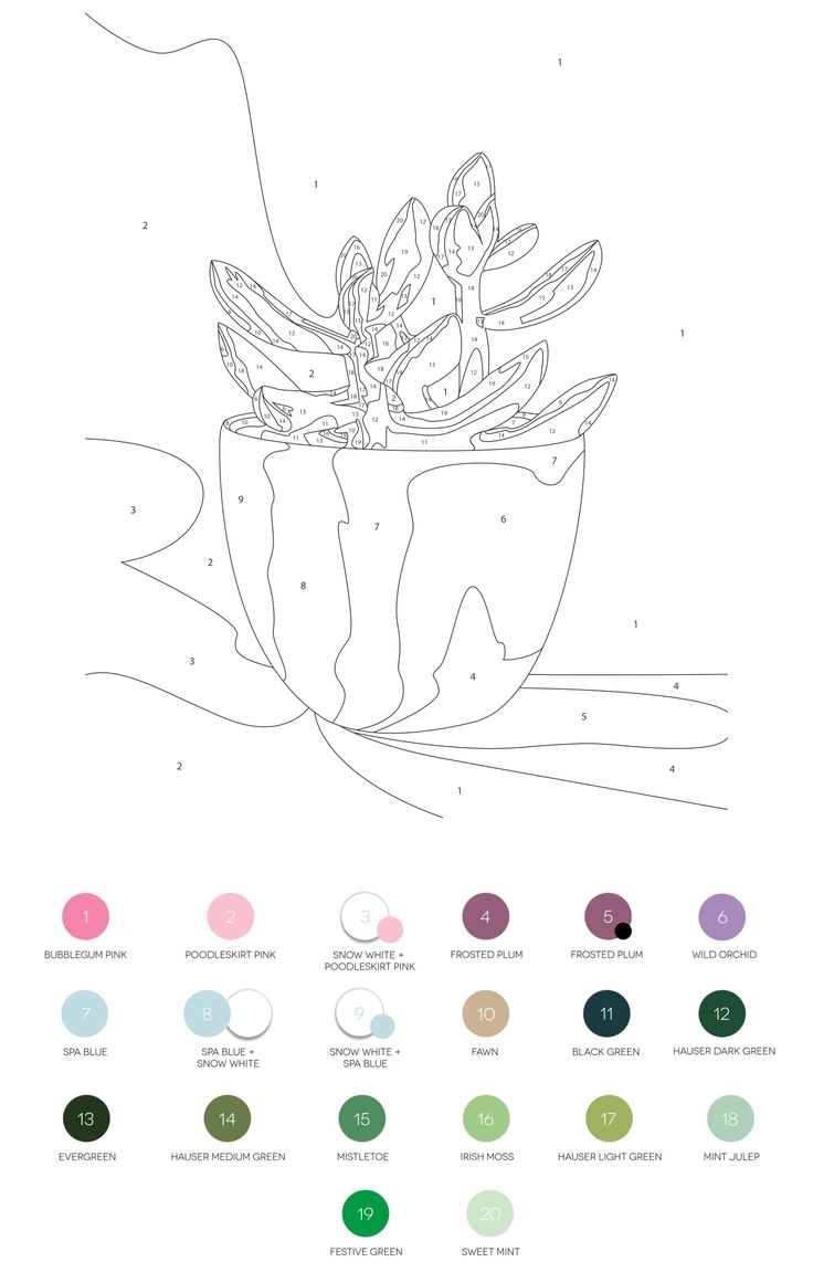 Adult Paint By Numbers 20 Free PDF Printables Printablee