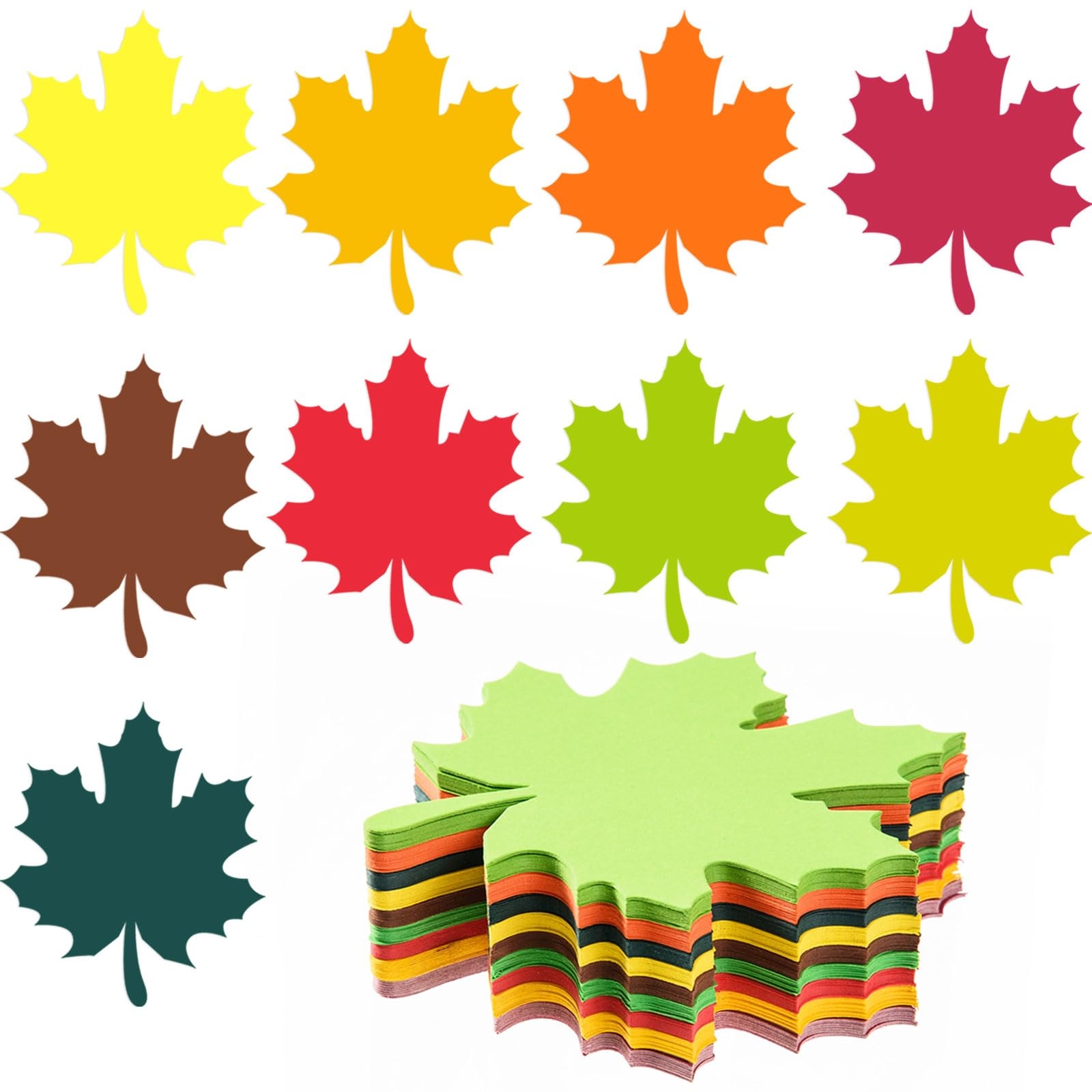 colorful leaves printable