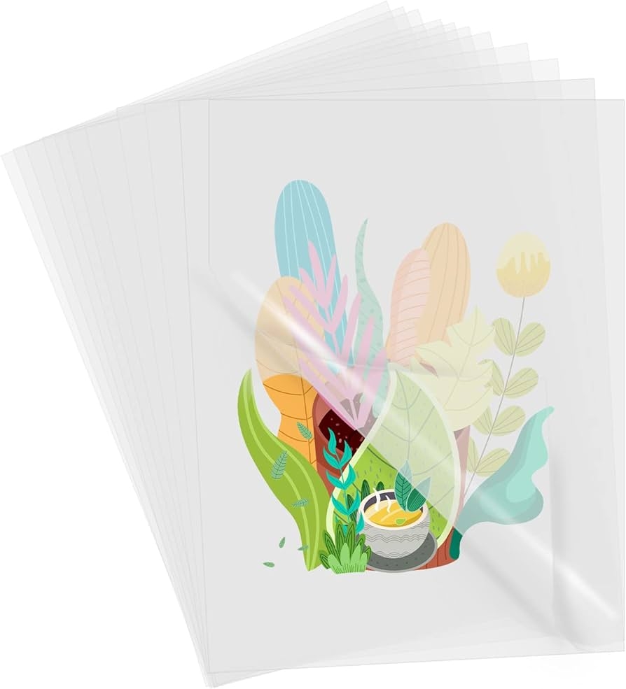 Amazon DTF Transfer Film 50 Sheets Printable Heat Transfer Vinyl A4 8 5 X 11In Direct To Film Transfer Paper Pretreat Transparent Iron On Printer Paper For Sublimation T Shirts Textiles DIY
