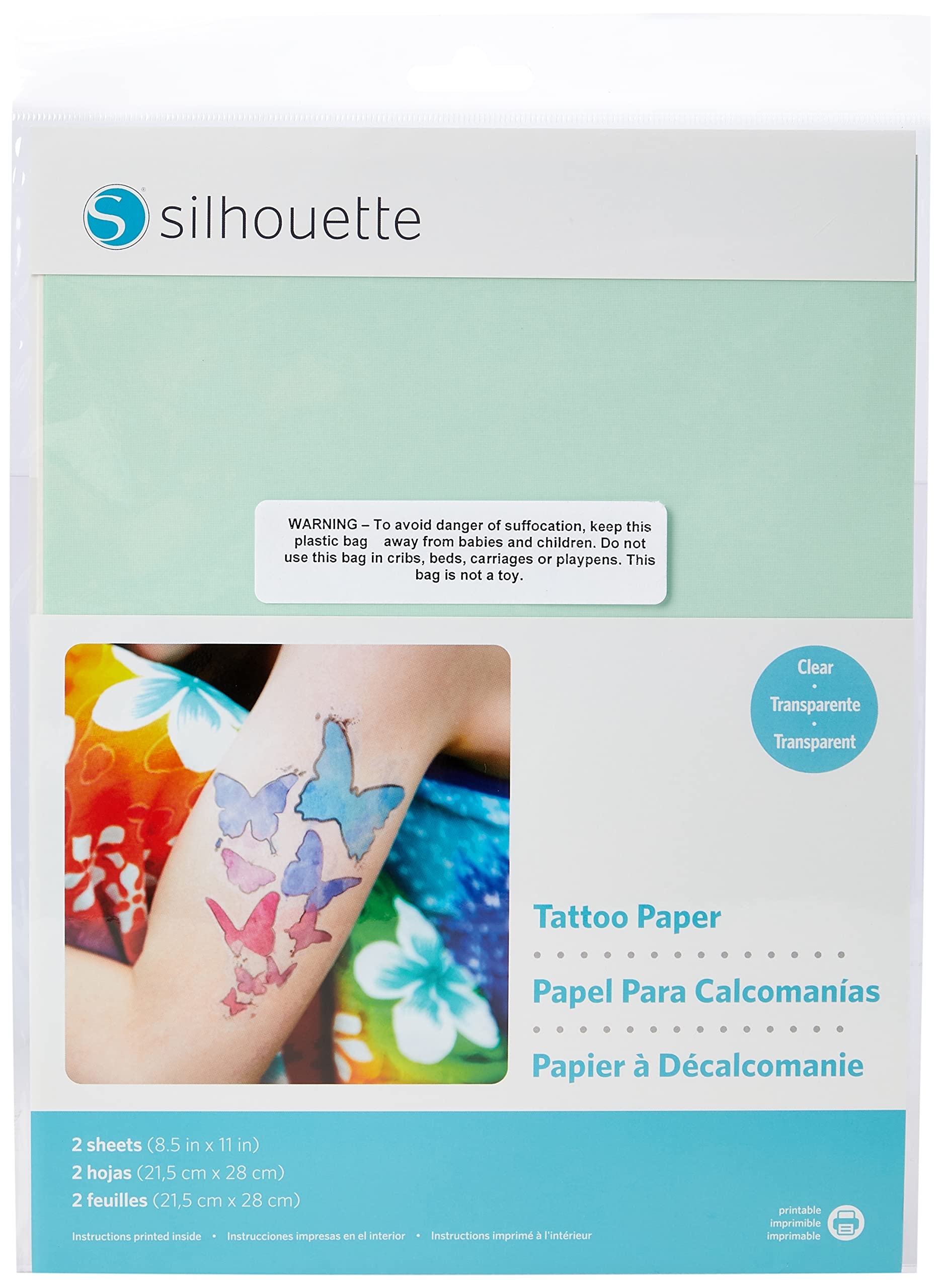 Amazon Silhouette Media Tattoo Temporary Tattoo Paper Beauty Personal Care