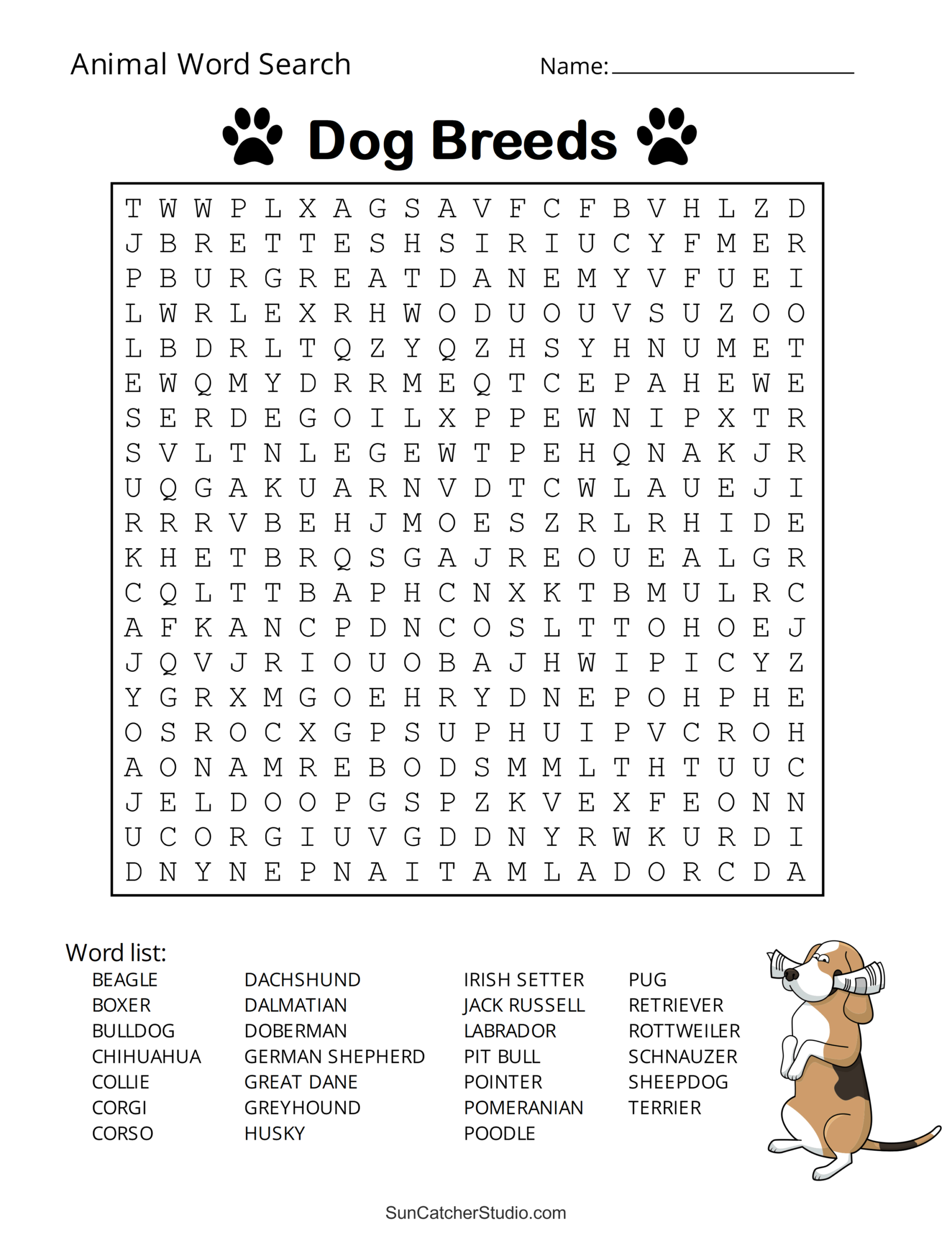 Animal Word Search Free Printable Dog Pet Dinosaur Puzzles Free Printables Lettering SVG Files Tools Apps Animal Word Search Free Printable Dog Pet Dinosaur Puzzles Free Printables Lettering SVG Files Tools Apps