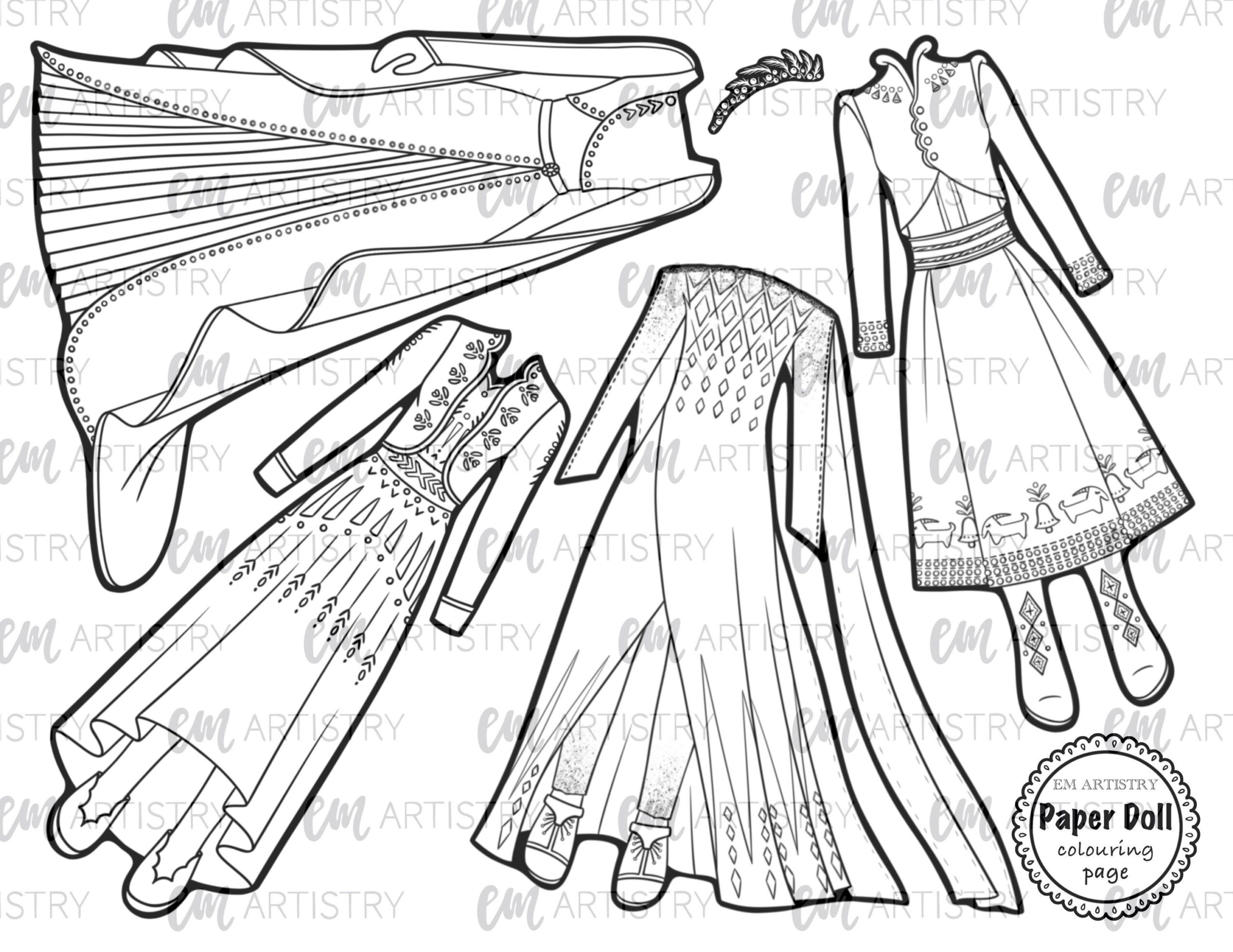 Anna Elsa Frozen 2 Collection Etsy