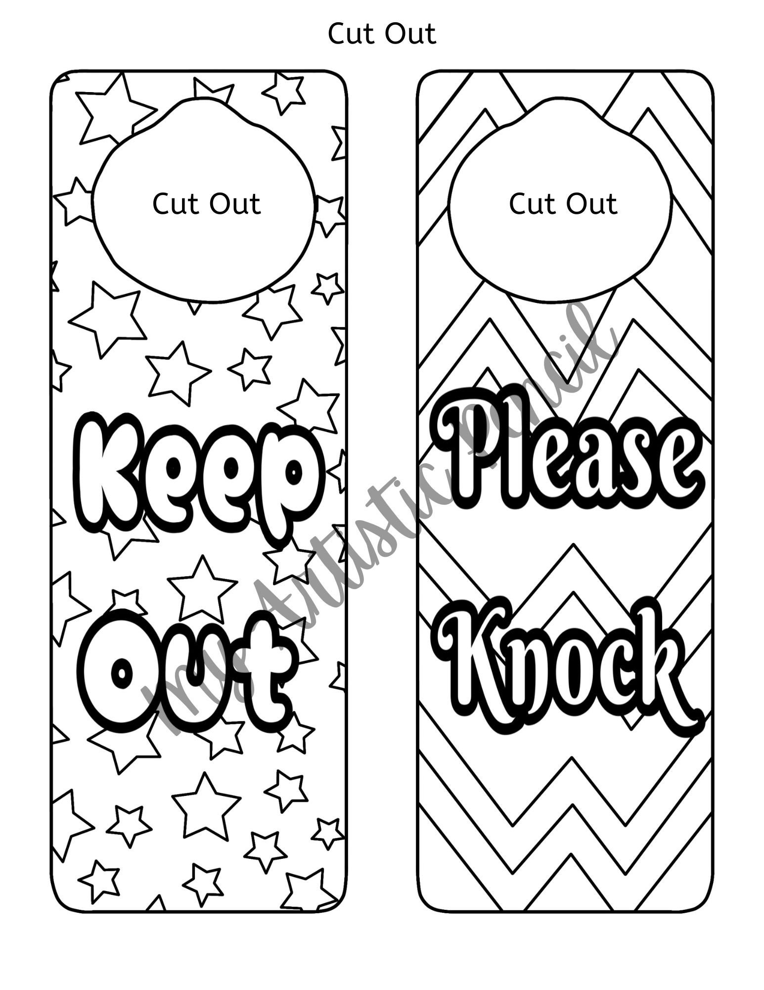 printable door hangers