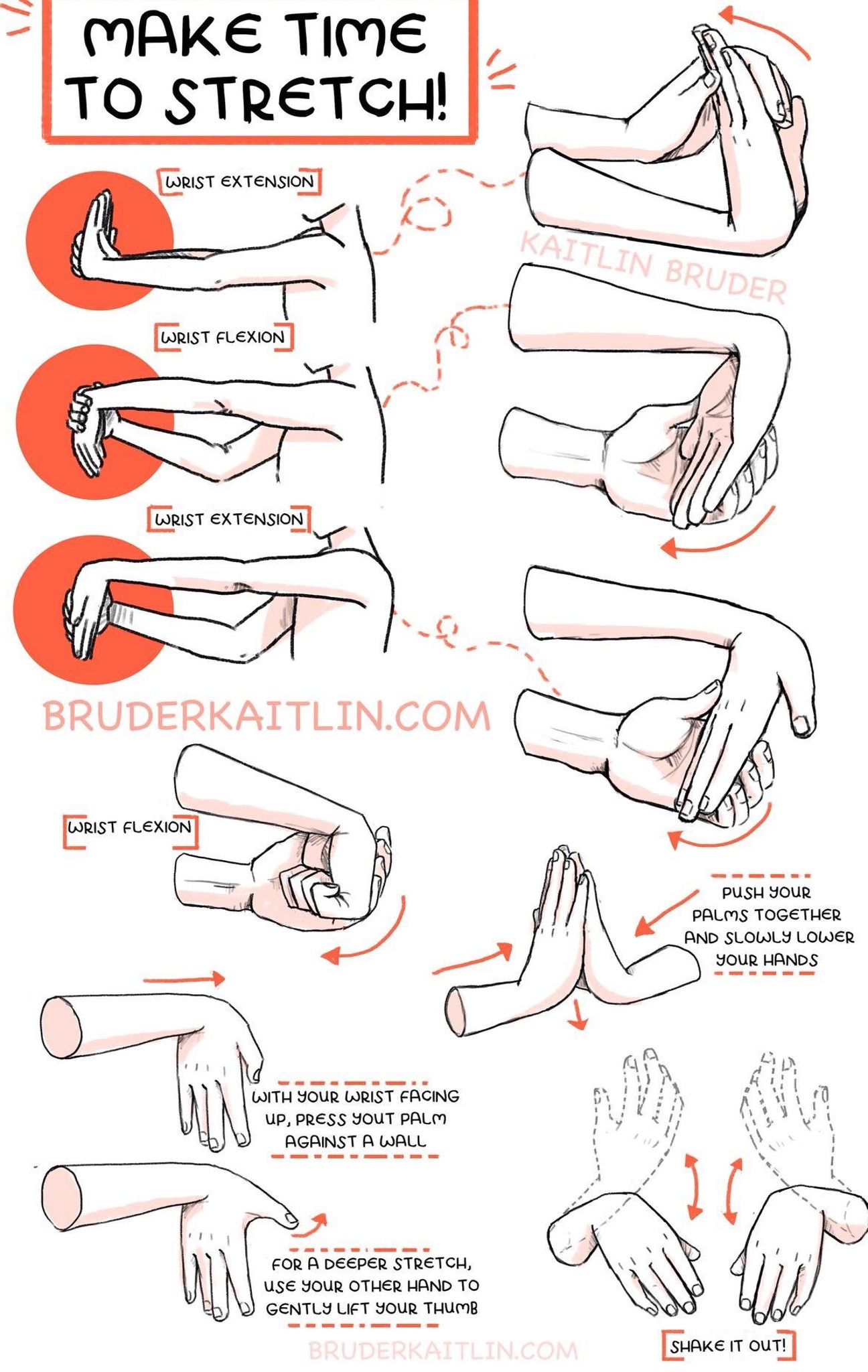 carpal tunnel exercises printable