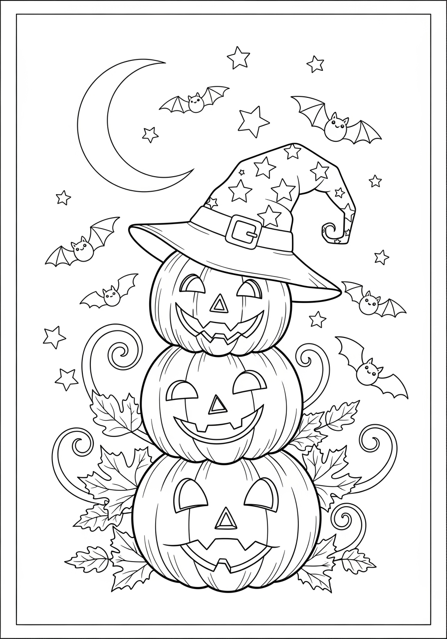Color Halloween Printables For Creative Fun