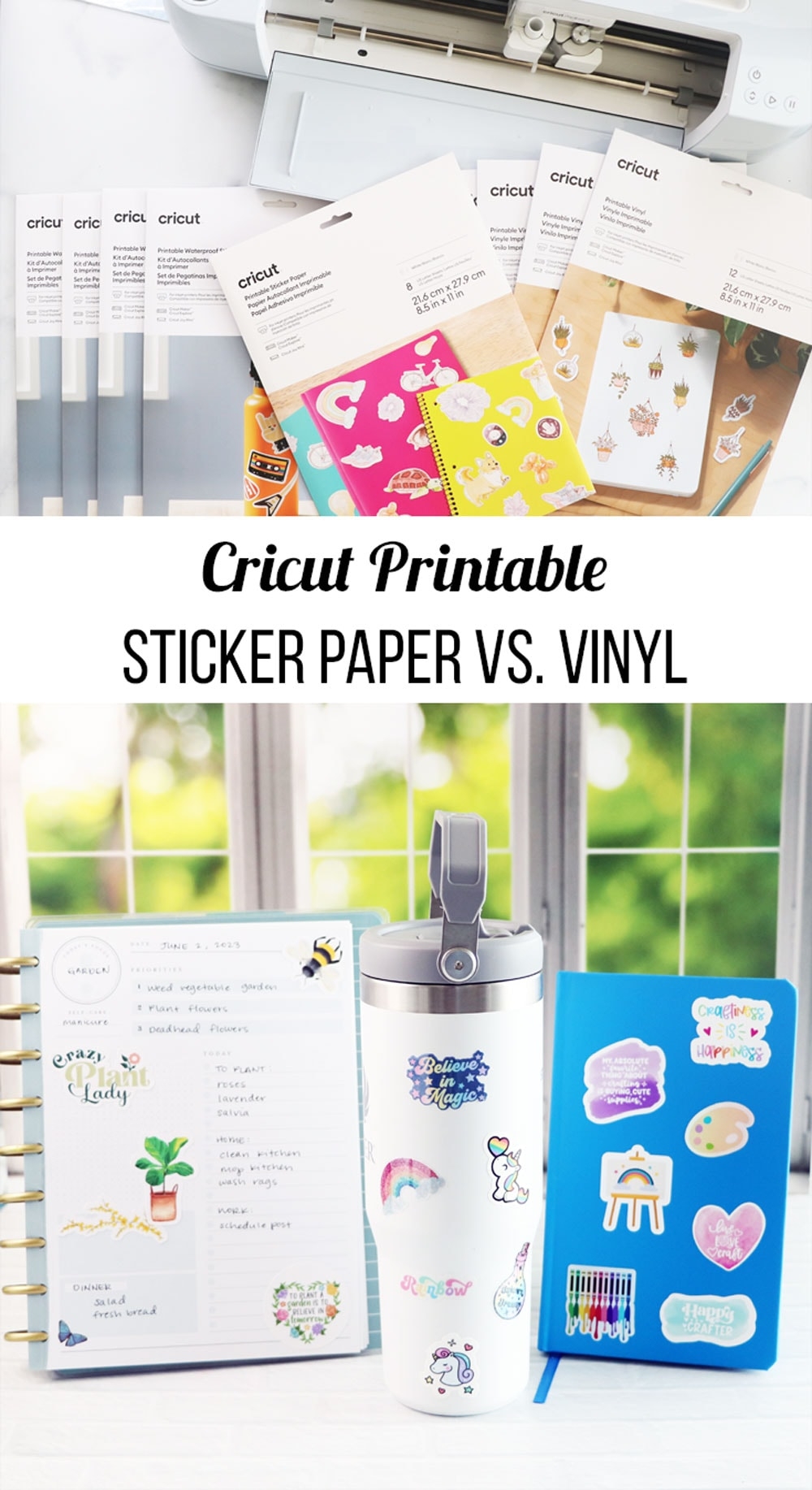 printable sticker paper cricut