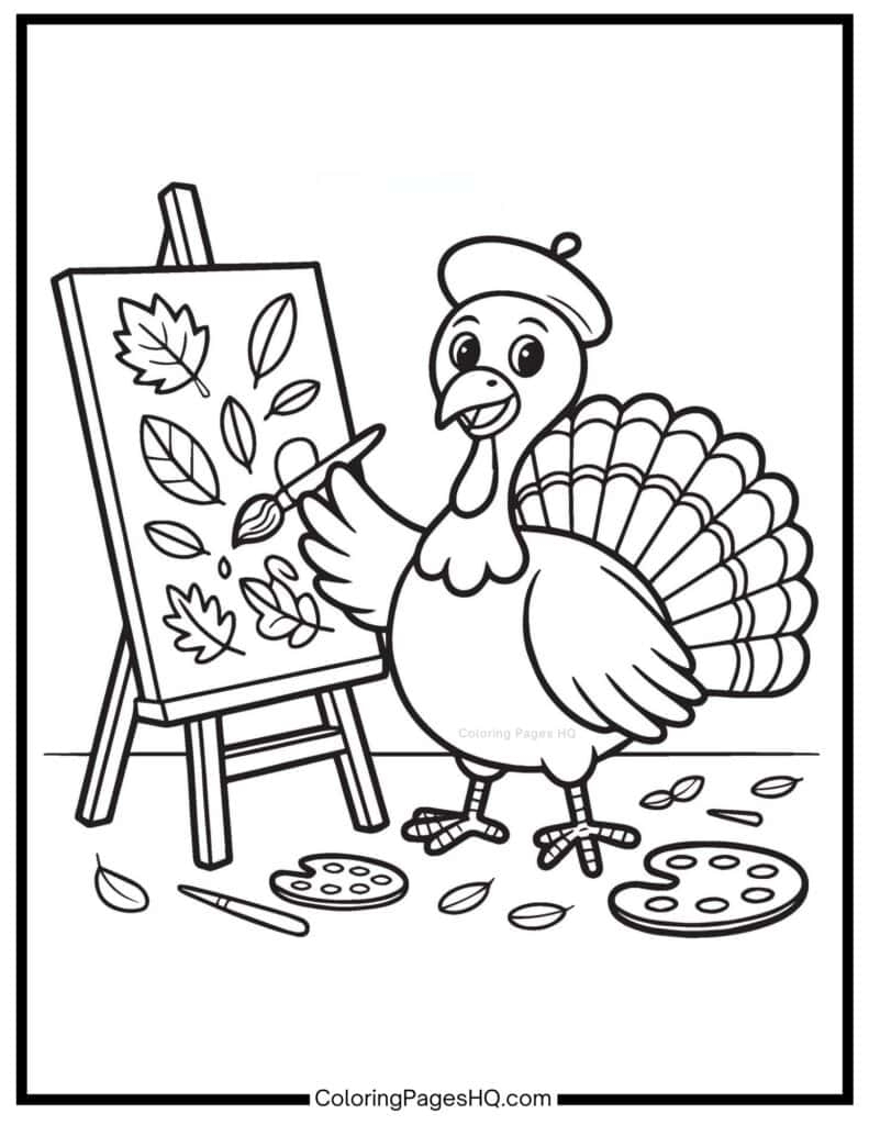 Cute Thanksgiving Turkey Coloring Pages Free PDF Printables Coloring Pages HQ Cute Thanksgiving Turkey Coloring Pages Free PDF Printables Coloring Pages HQ