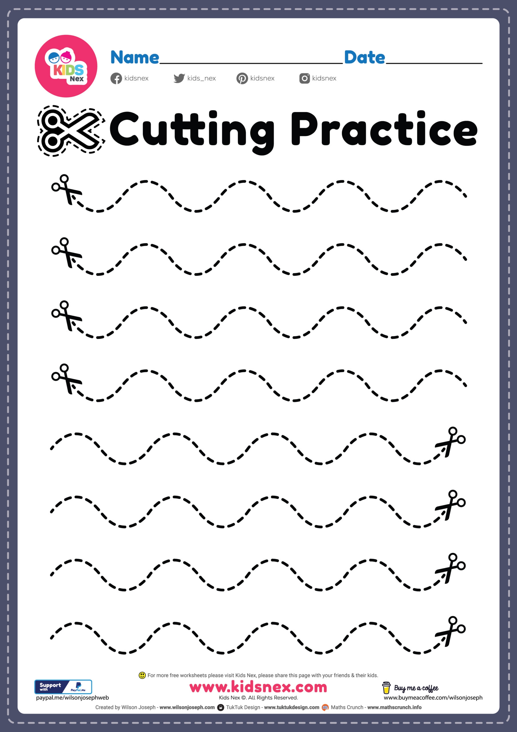 Cutting Activities For Preschool Kids Free Printable PDF Cutting Activities For Preschool Kids Free Printable PDF