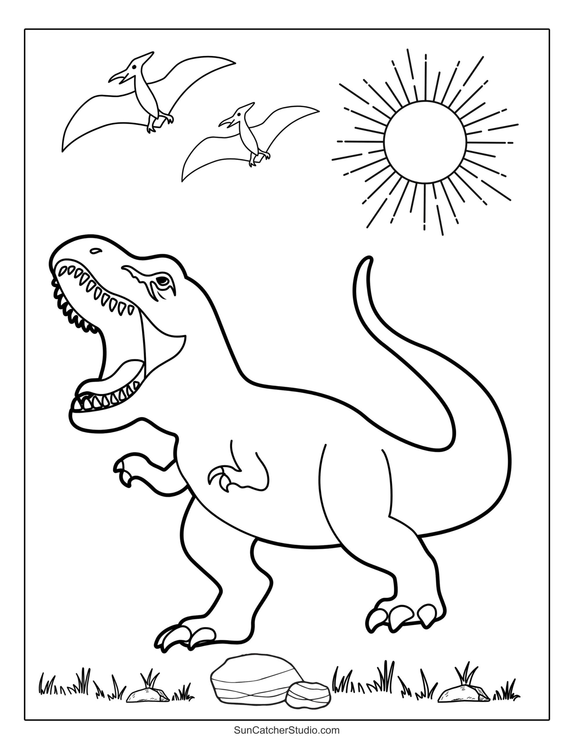 printable colouring pictures of dinosaurs printable colouring pictures of dinosaurs