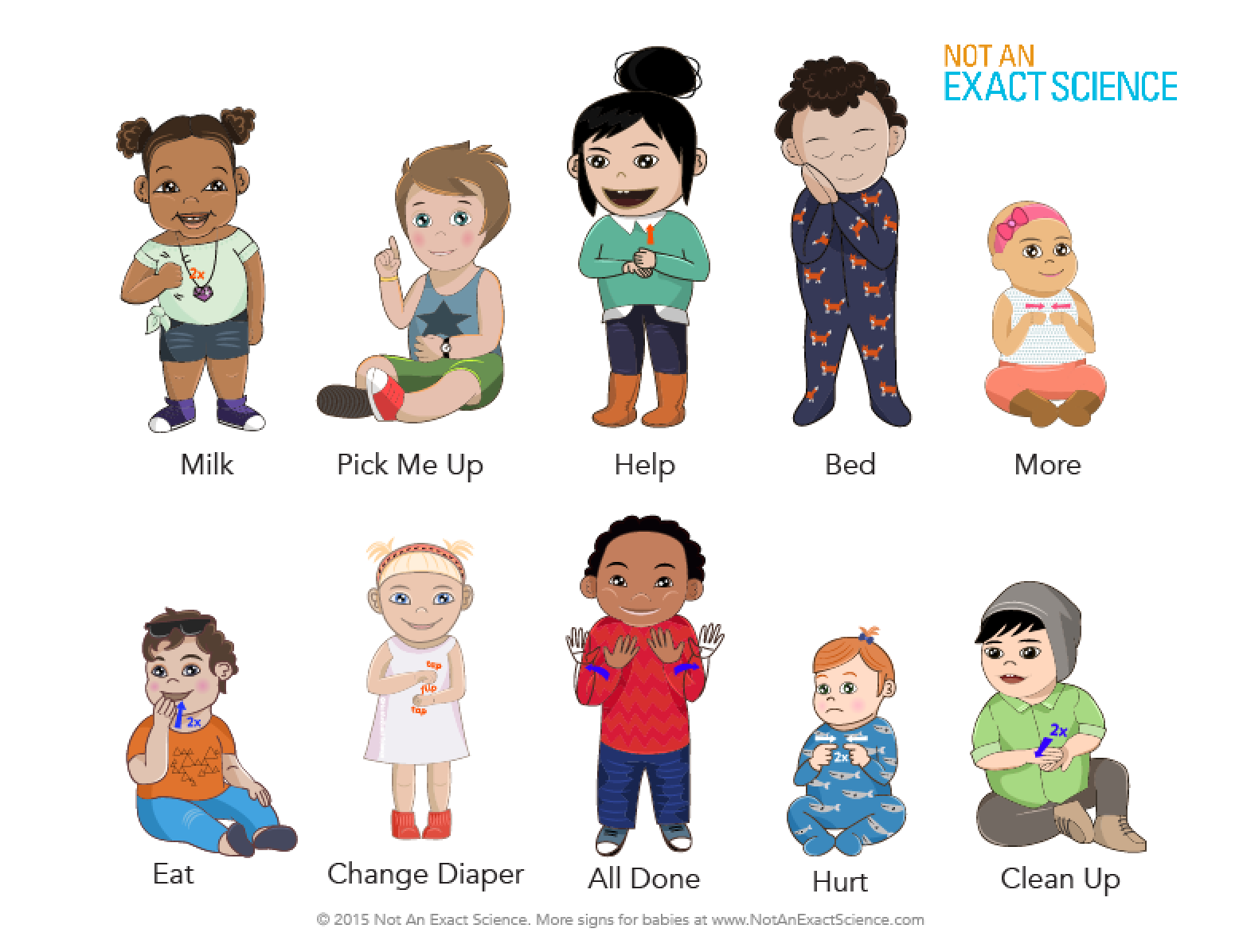 baby sign language printable
