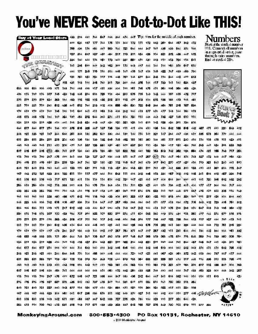 printable dot to dot for adults