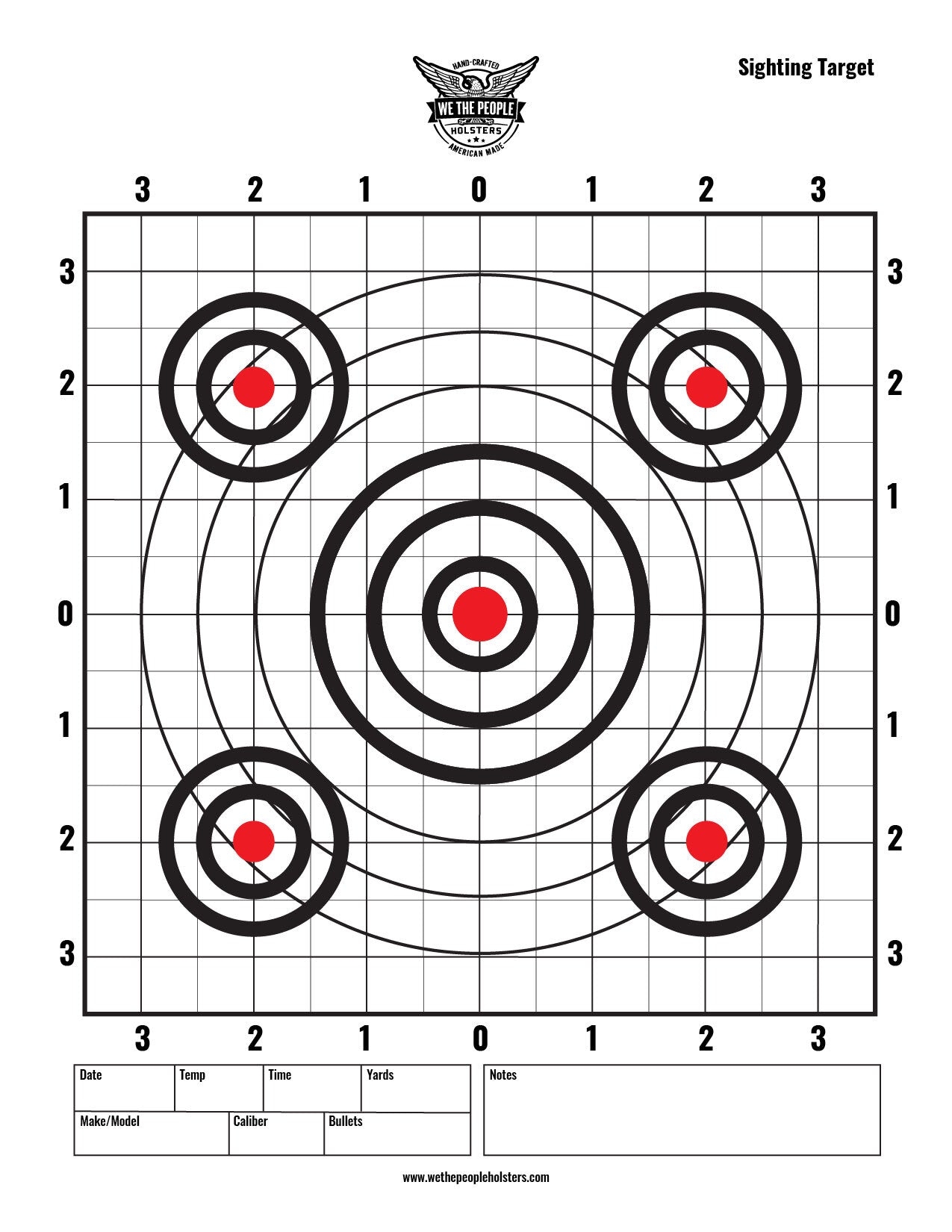printable shooting targets