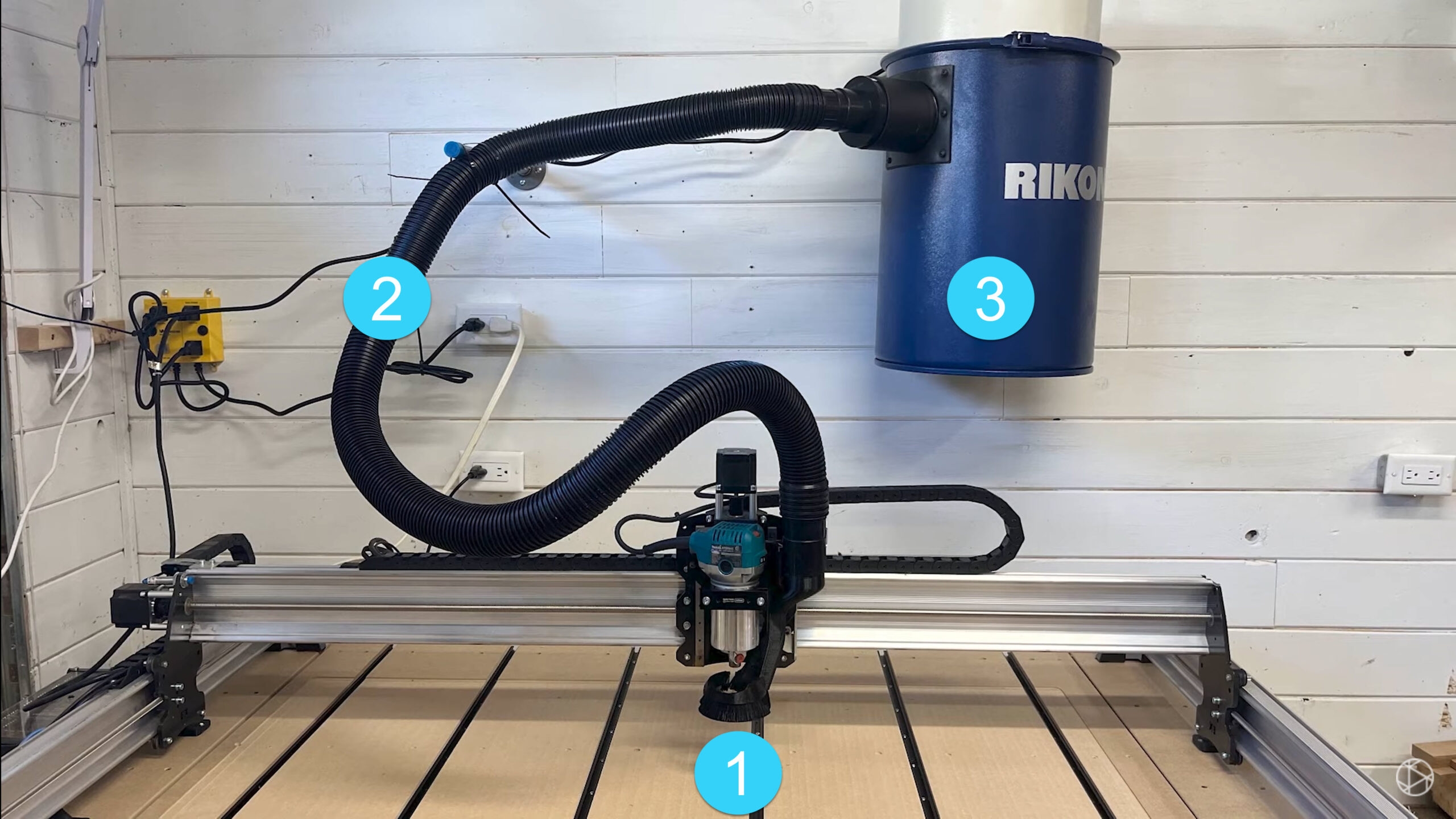 Dust Collection LongMill MK2 CNC
