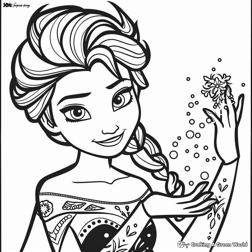 elsa printable colouring pages elsa printable colouring pages