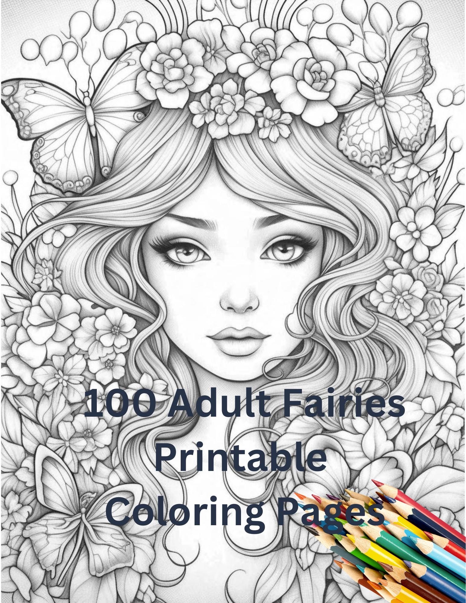 printable coloring pages of fairies