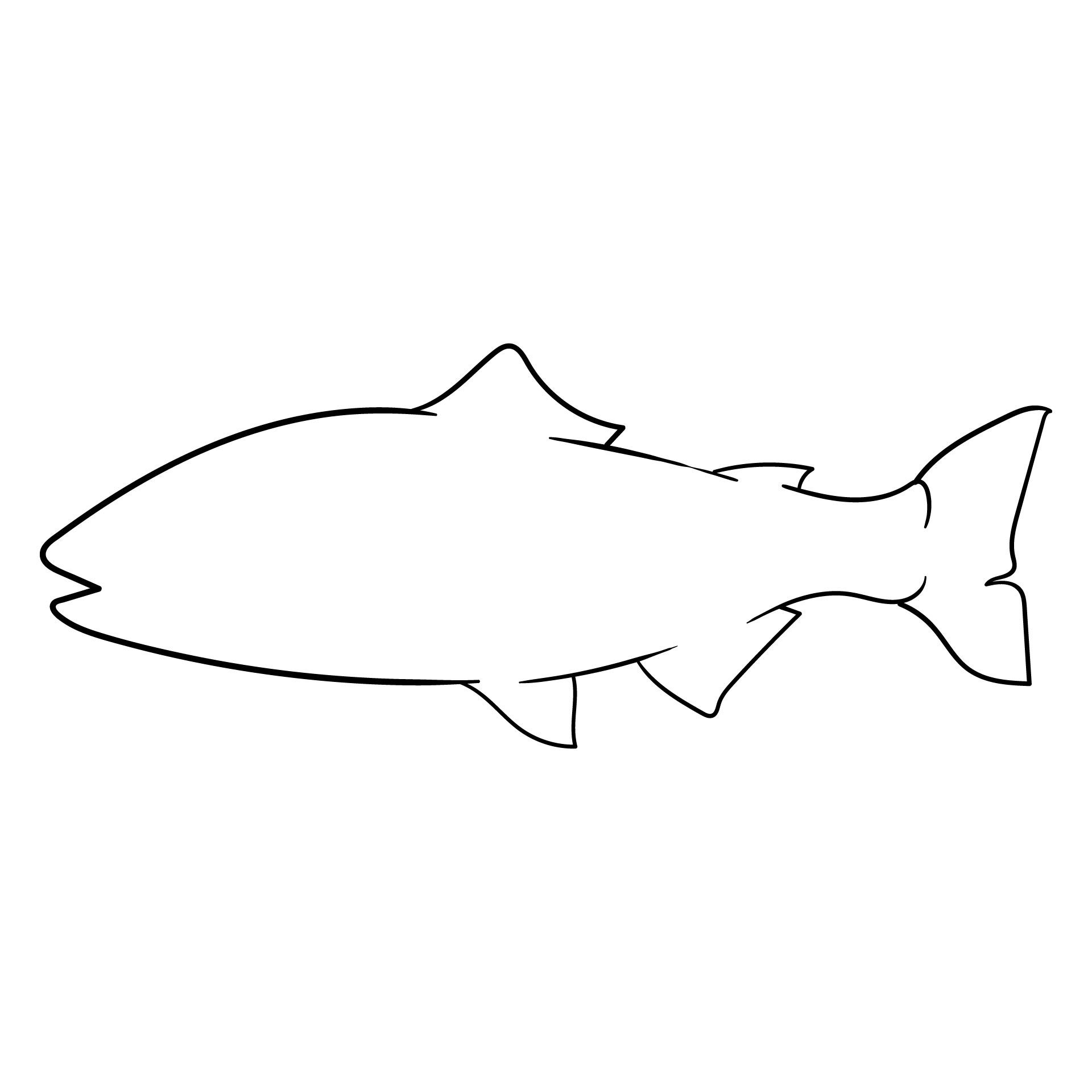 fish outline printable