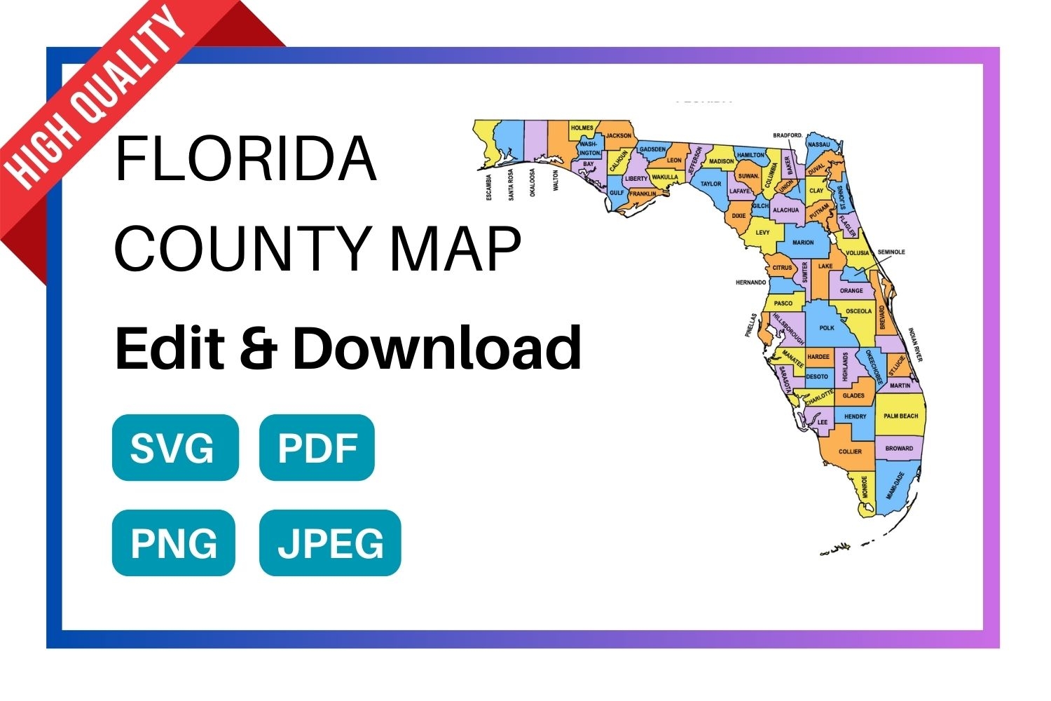 printable map of florida