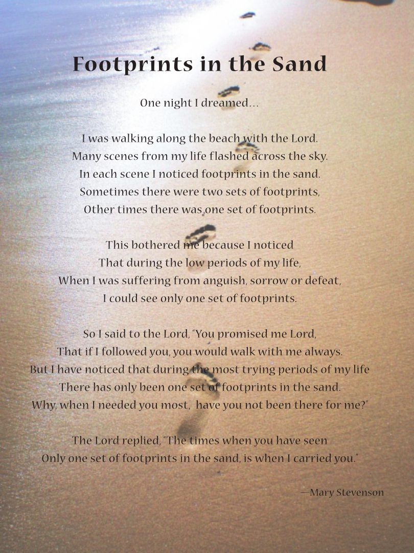 Footprints In The Sand 10 Free PDF Printables Printablee Footprints In The Sand 10 Free PDF Printables Printablee