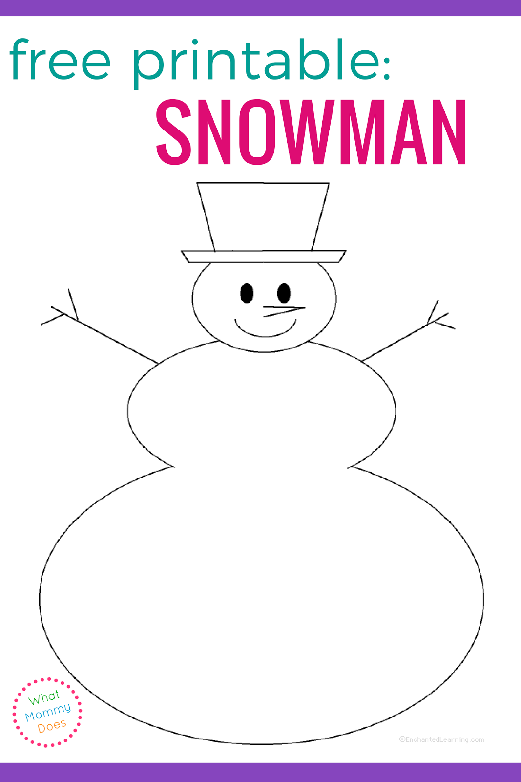 snowman template printable snowman template printable