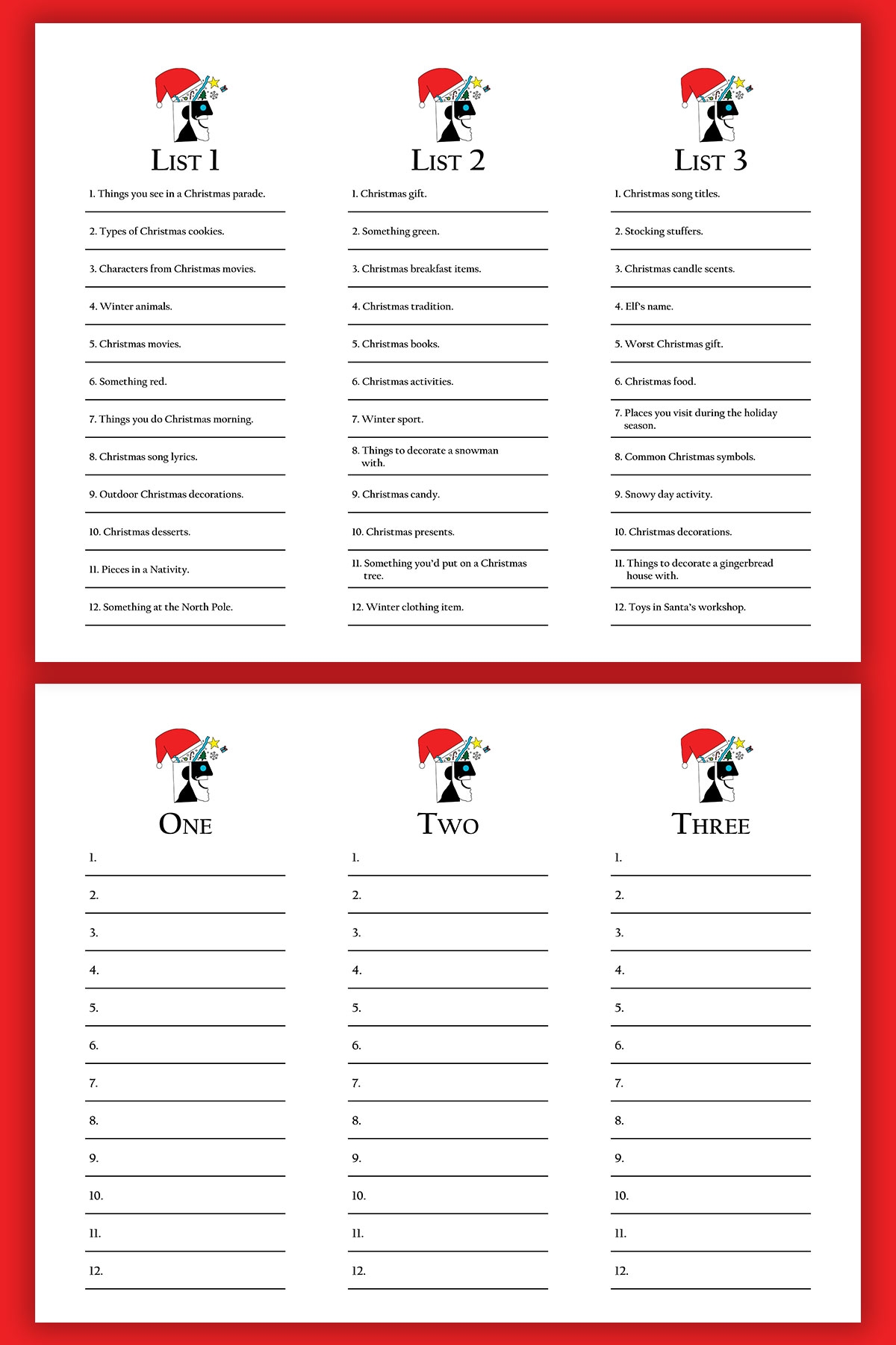 scattergories lists printable