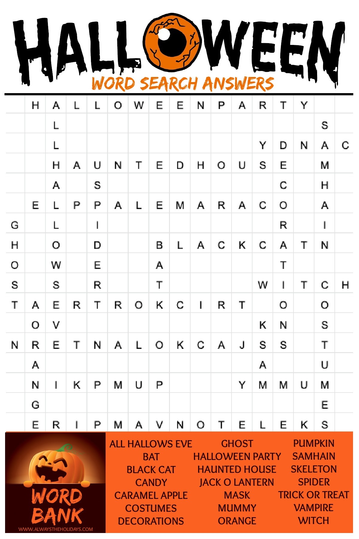 halloween word search puzzles printable halloween word search puzzles printable